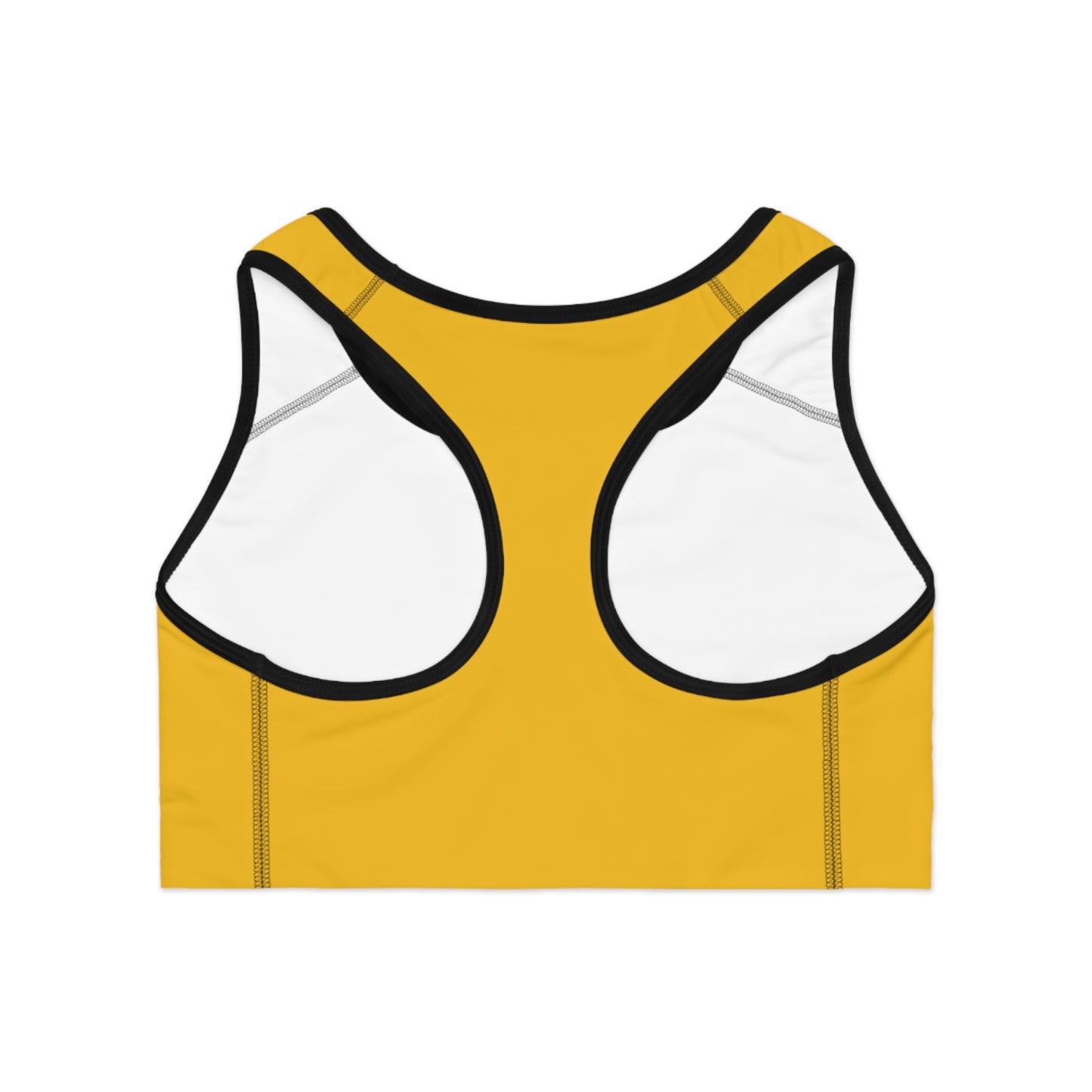 Arrow Ridge Golden Yellow Stylish Sports Bra for Active Women, Workout Top, Gym Essential, Fitness Apparel, Athleisure Wear, Yoga Gear