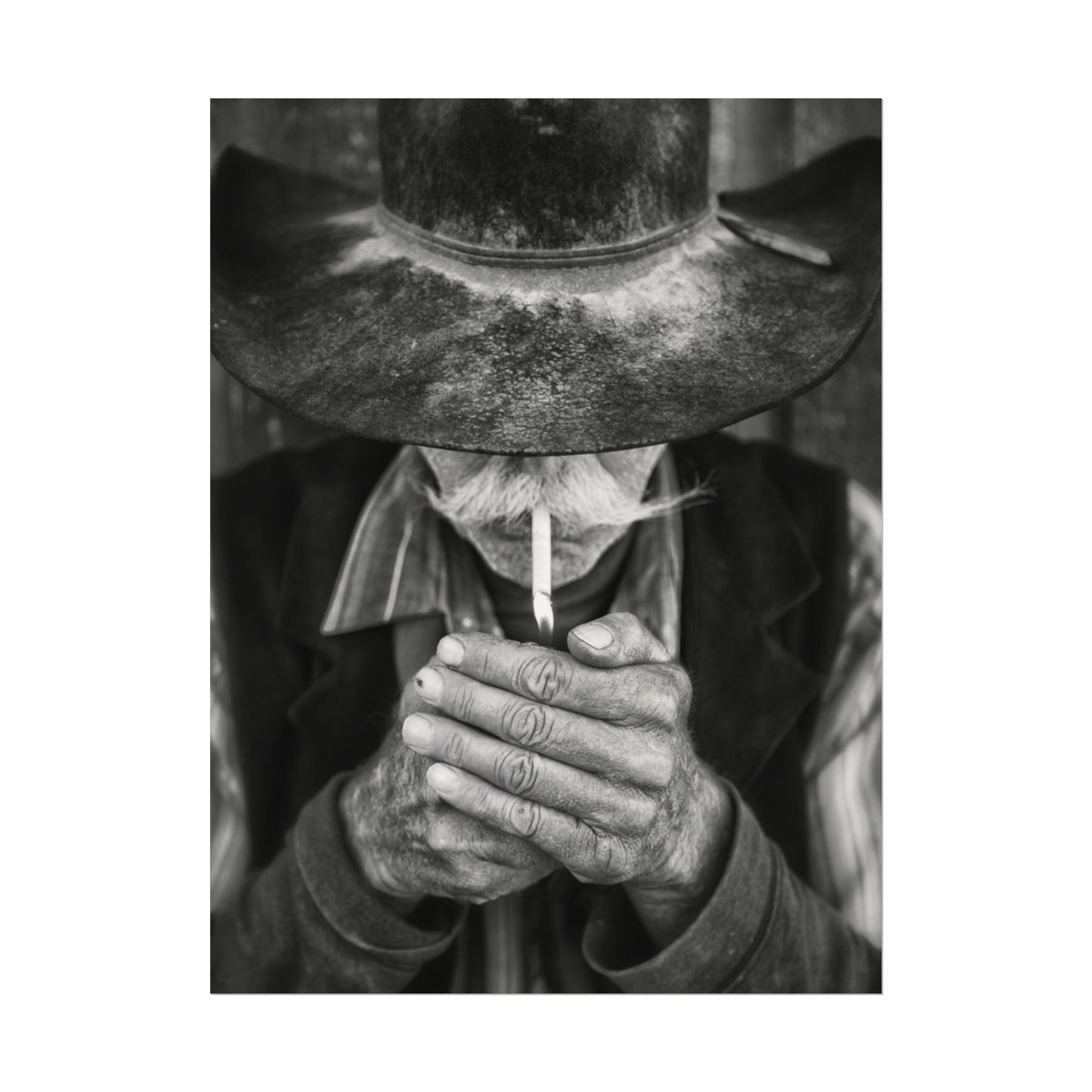 One More Draw – Western Textured Watercolor Matte Posters