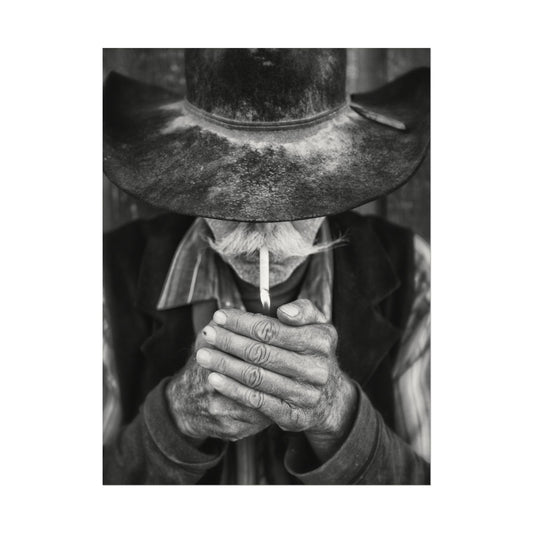 One More Draw – Western Textured Watercolor Matte Posters