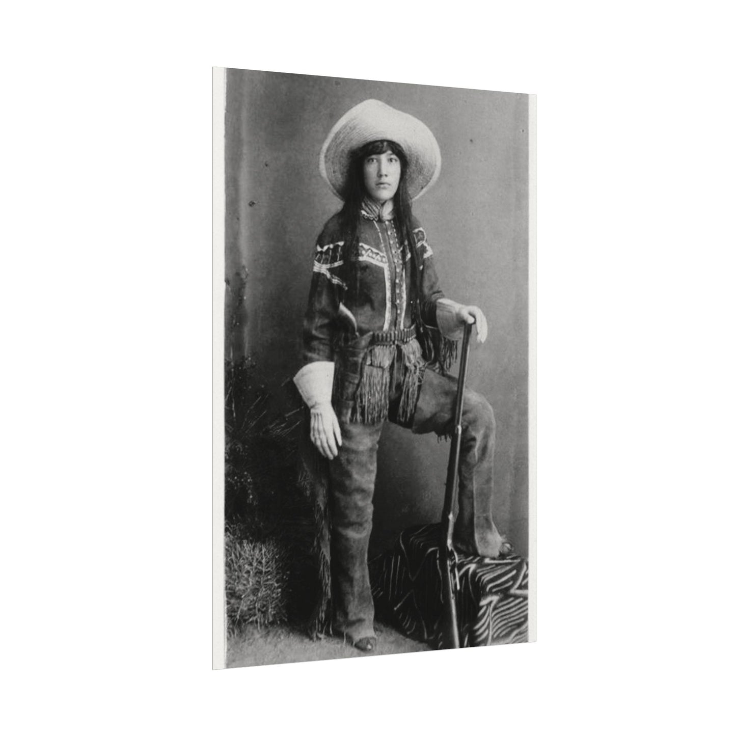 Desert Scout – Western Textured Watercolor Matte Posters