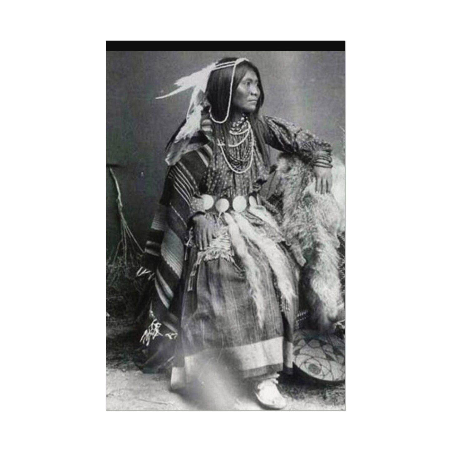 Courage & Strength – Western Textured Watercolor Matte Posters