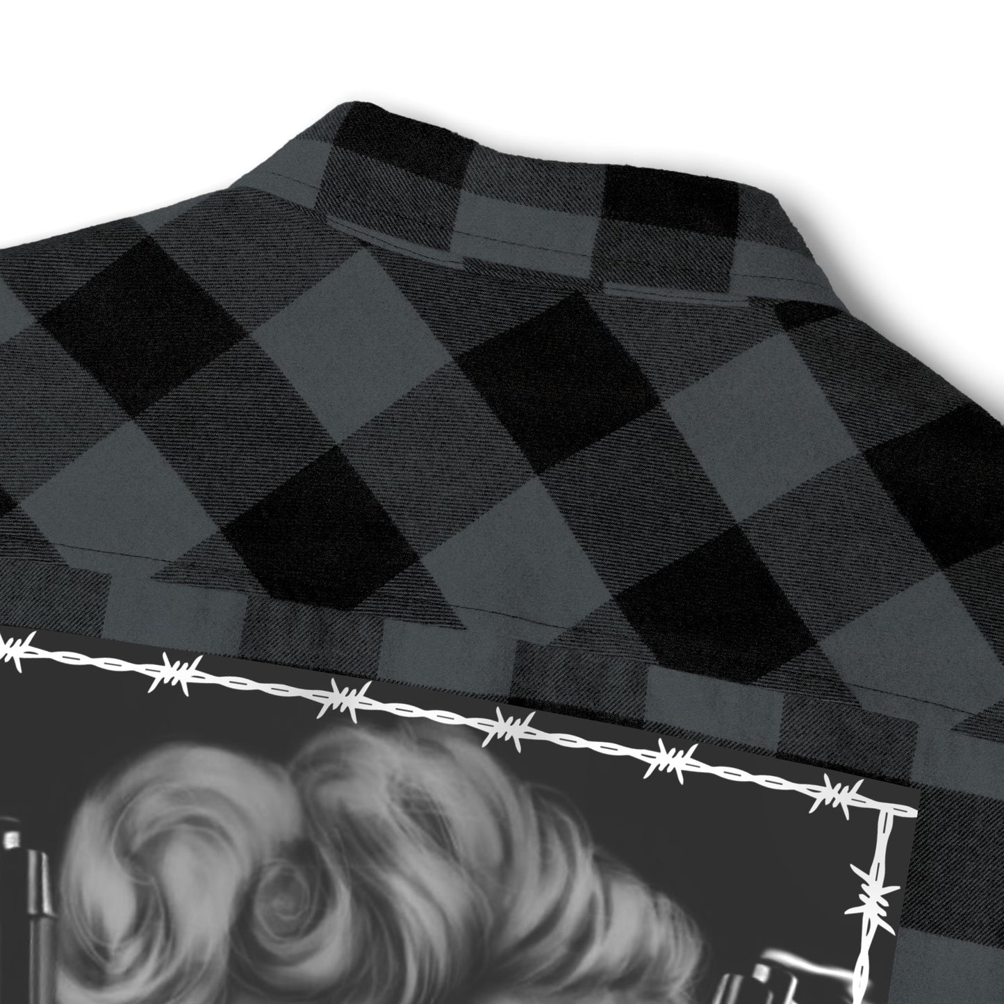 Rebellious Flannel Shirt - Trendy Unisex Shirt for Outdoor Enthusiasts, Perfect for Fall, Casual Wear, Gifts for Him/Her, Statement Fashion