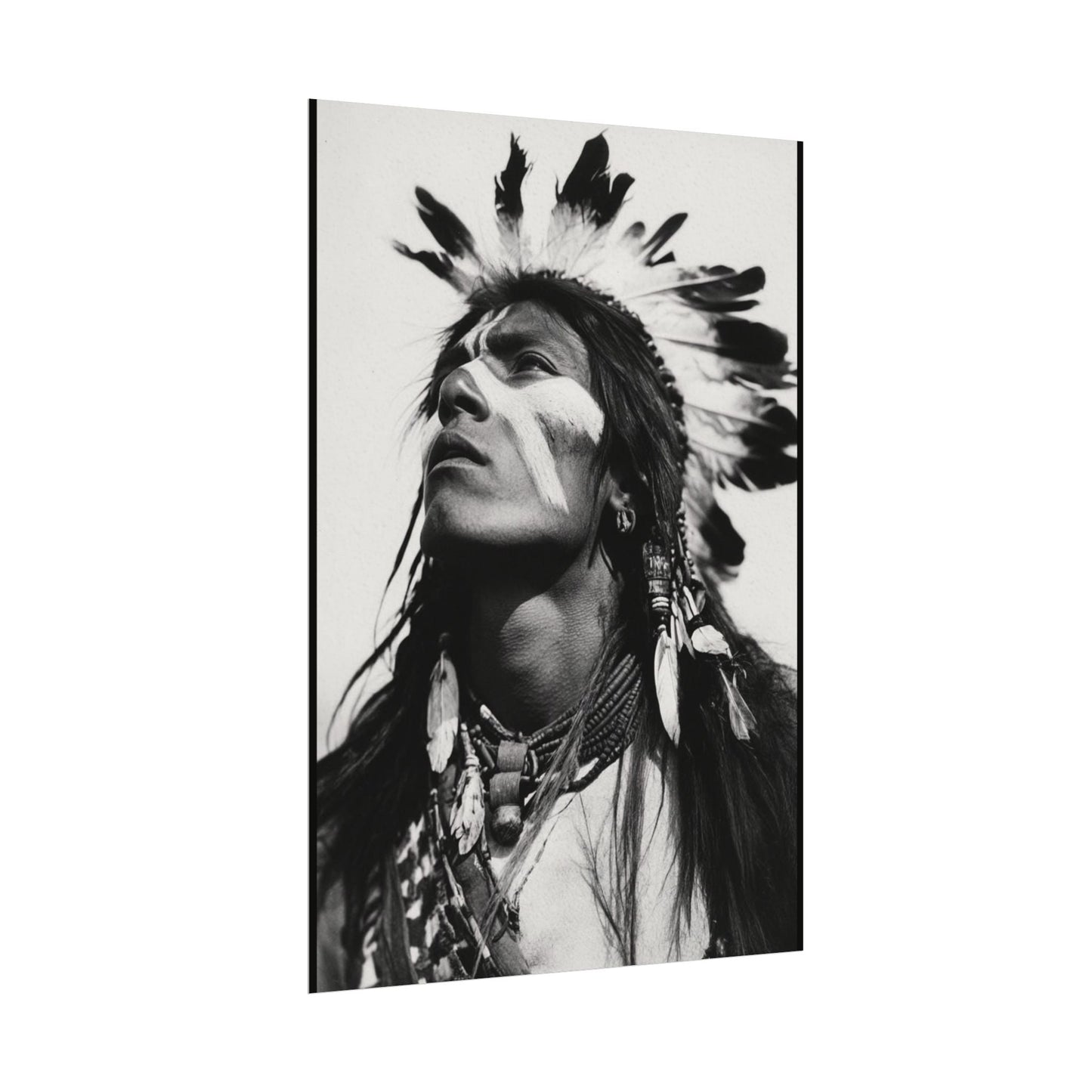 He Who Remembers – Western Textured Watercolor Matte Posters