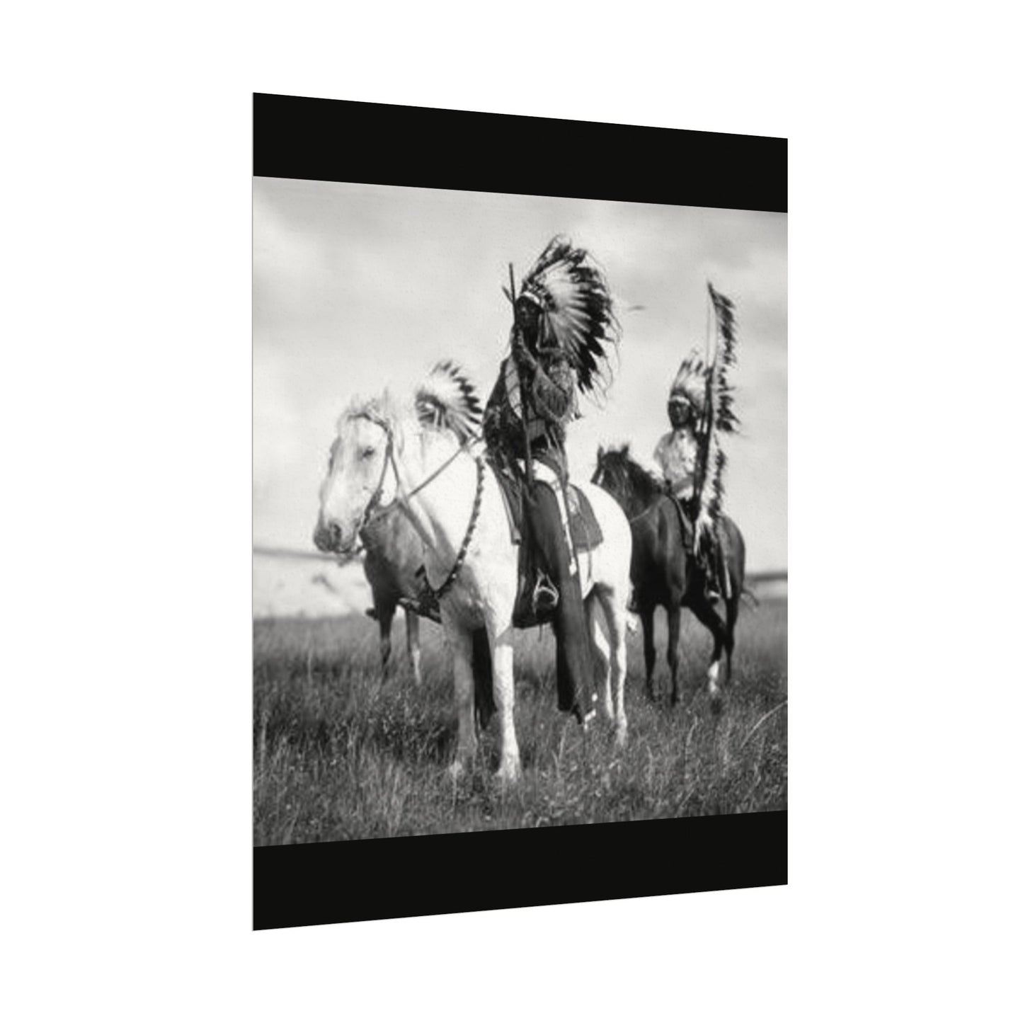 Feathers Of The Forgotten – Western Textured Watercolor Matte Posters