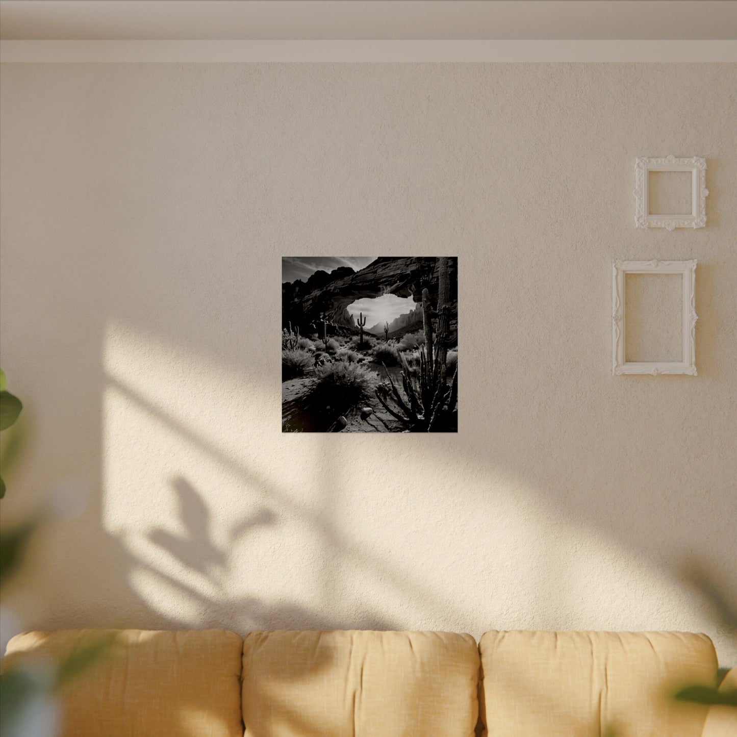 Desert Mornings – Western Textured Watercolor Matte Posters