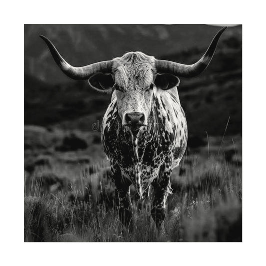 Horn & Heritage – Western Textured Watercolor Matte Posters