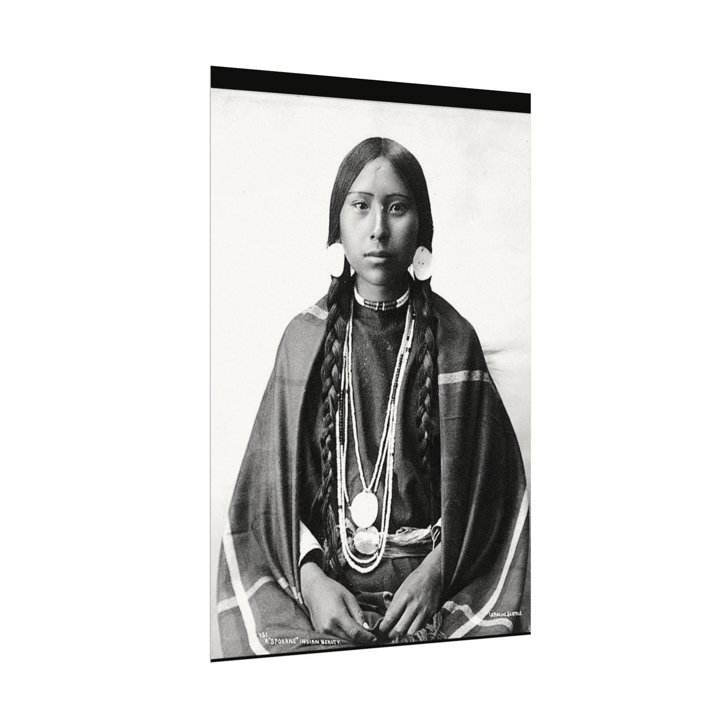 1915 Spokane Beauty – Western Textured Watercolor Matte Posters