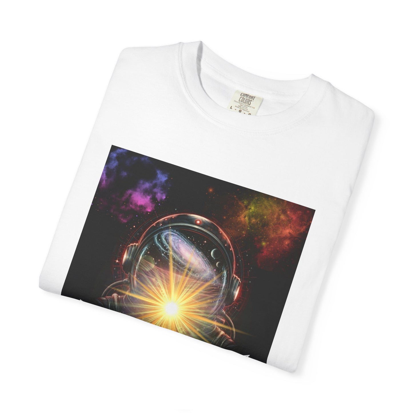 Cosmic Vibe T-Shirt: The Sky is Home Unisex Garment-Dyed Tee, Cute Graphic Shirt, Space Lover Gift, Casual Wear, Art Tee