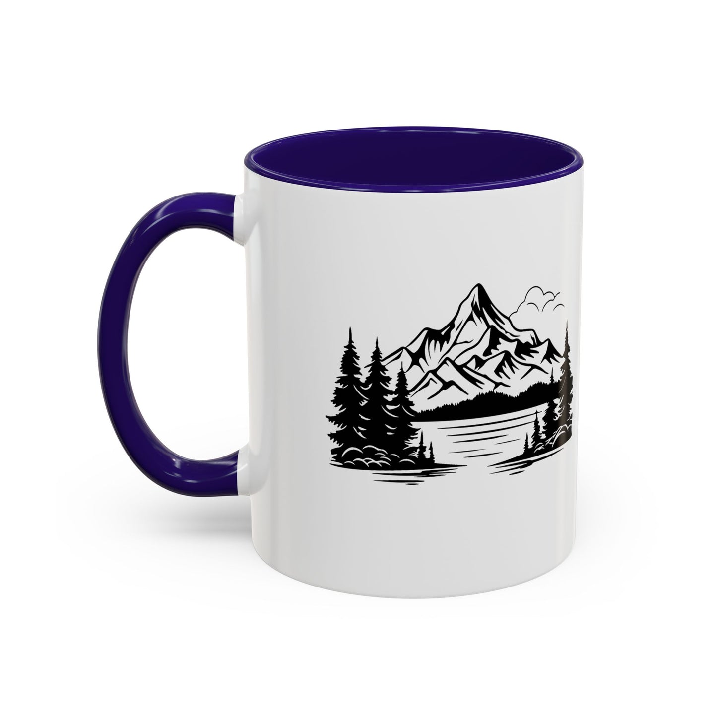 Mountain View Coffee Mug, Inspirational Nature Cup, Outdoor Lover Gift, Adventure Lover's Drinkware, Travel Mug
