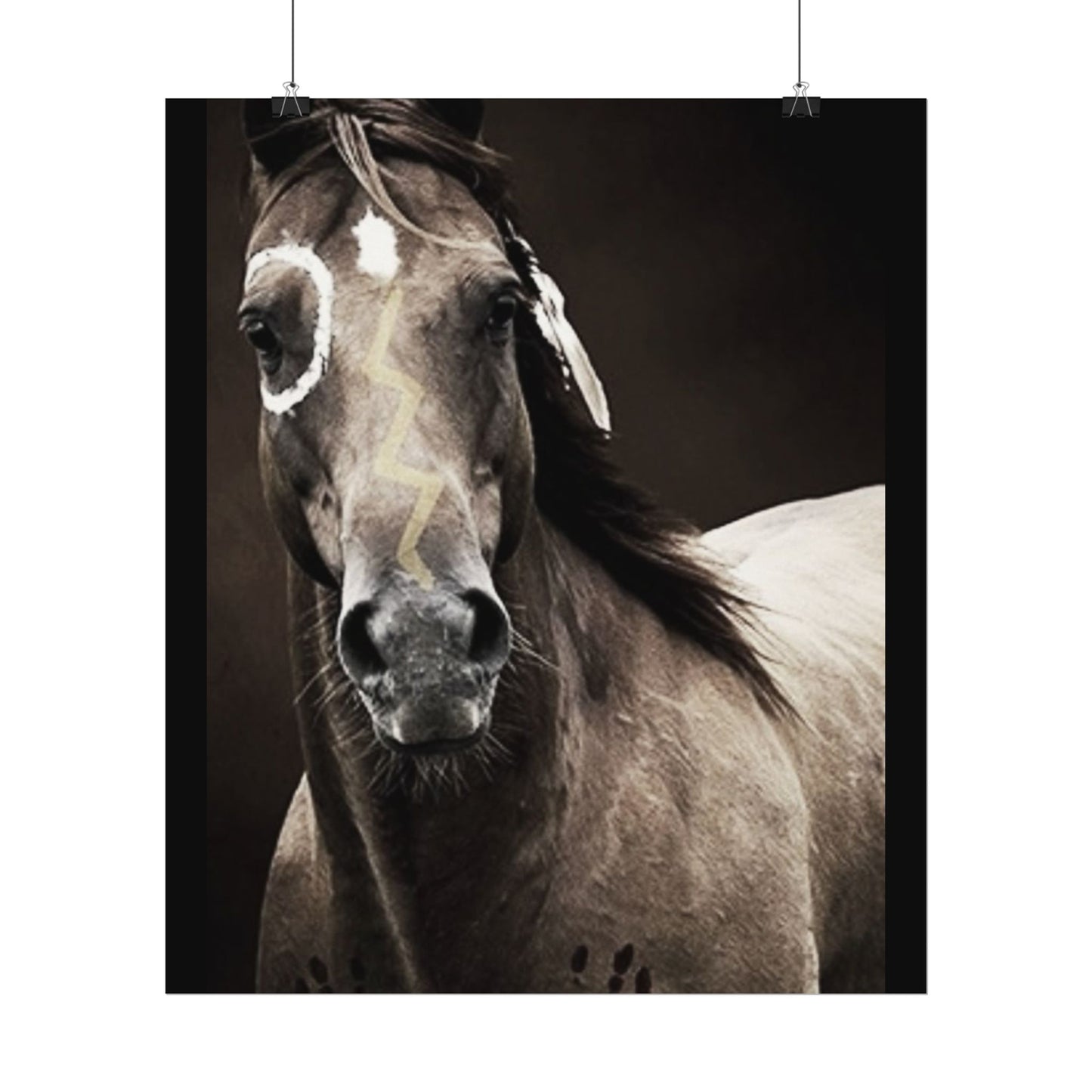 War Paint – Western Textured Watercolor Matte Posters