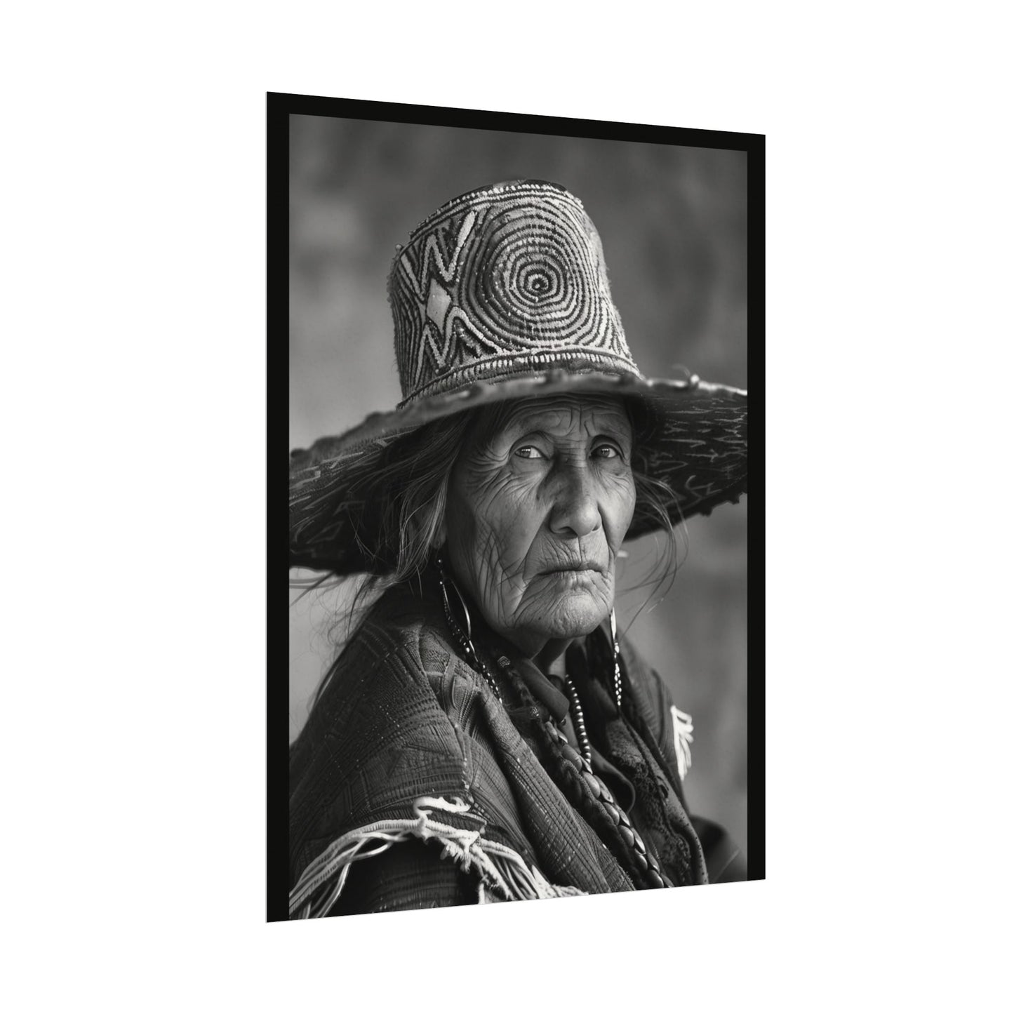 Eyes Of The Ancestors – Western Textured Watercolor Matte Posters