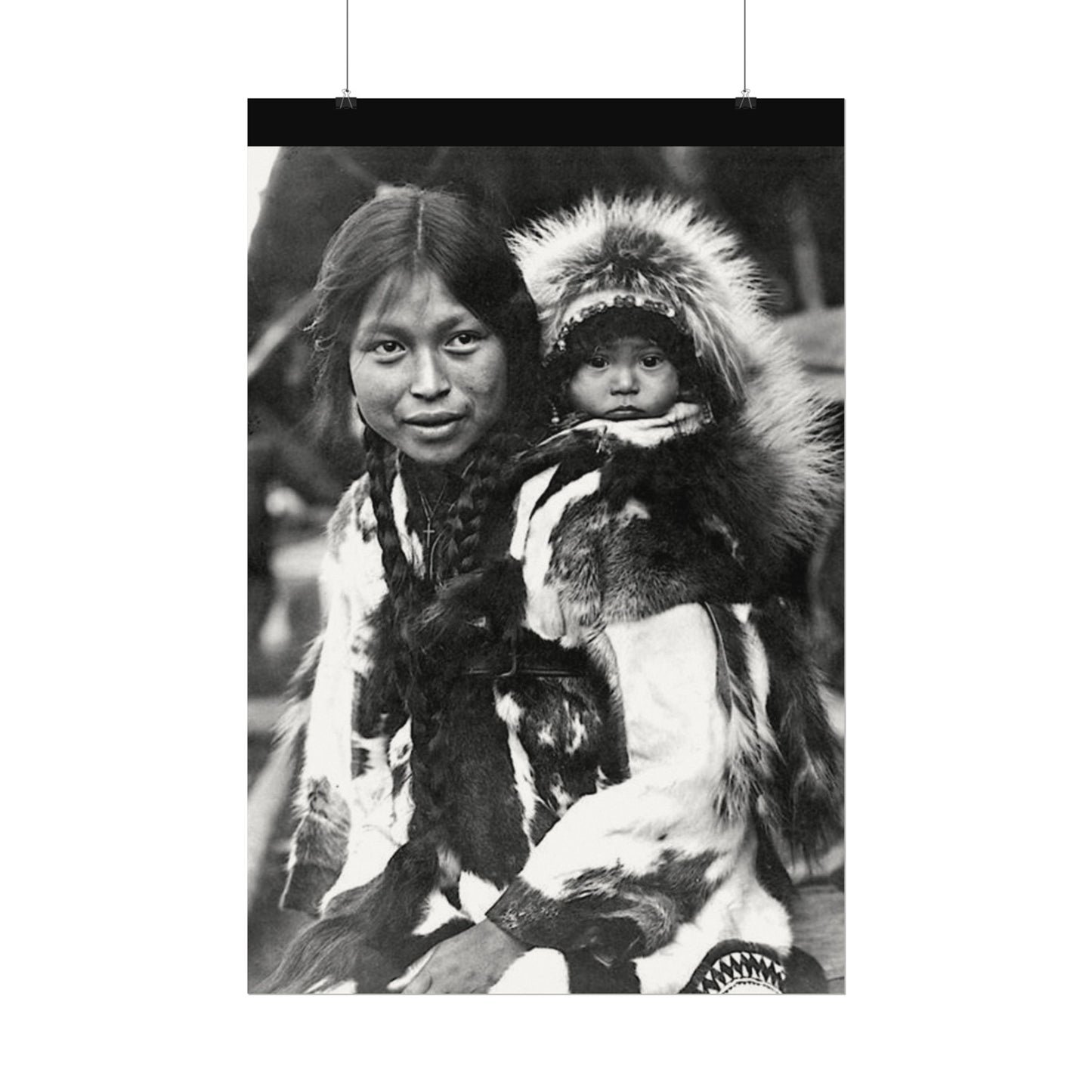 A Mother's Heart – Western Textured Watercolor Matte Posters