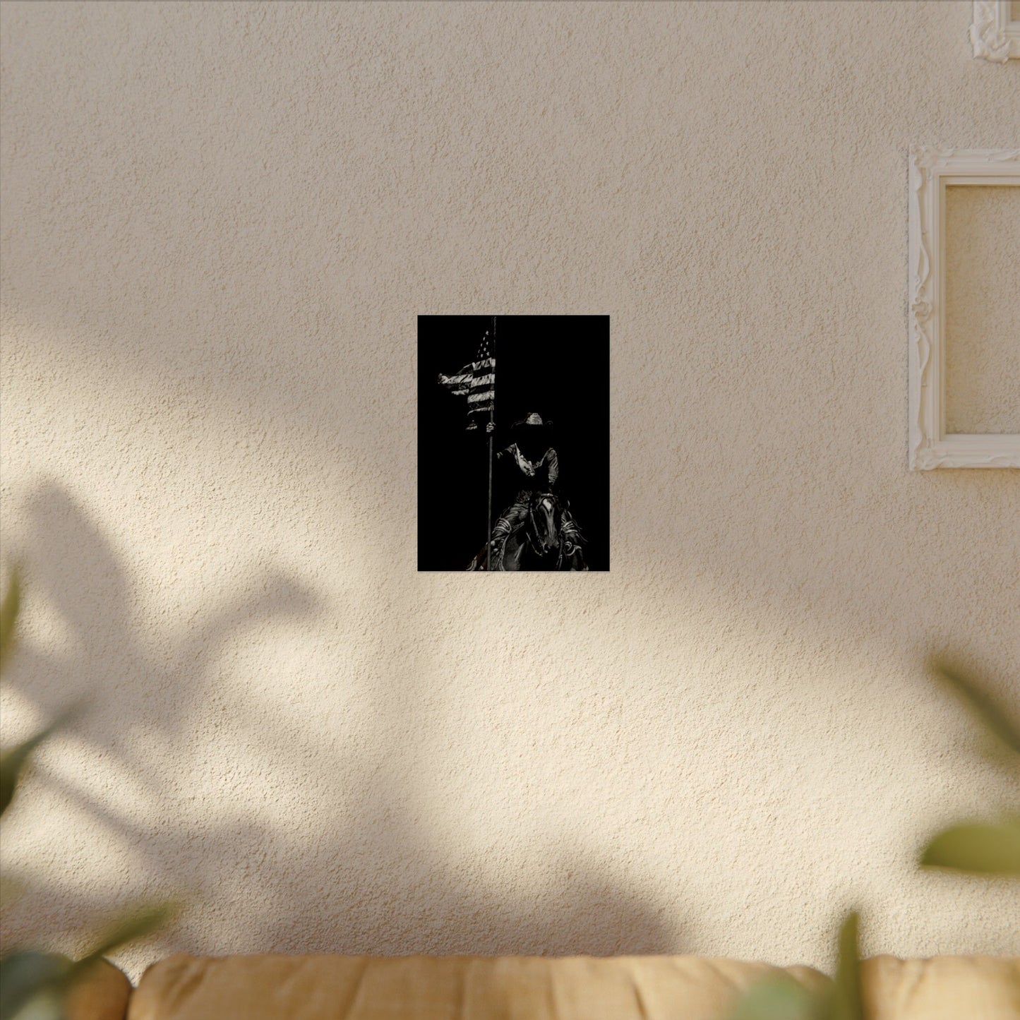 Star Spangled Elegance – Western Textured Watercolor Matte Posters