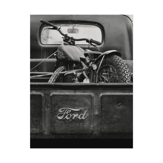 Vintage Metal – Western Textured Watercolor Matte Posters