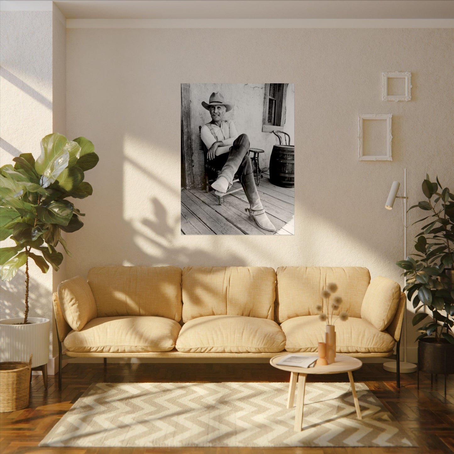 The Lonesome Dove – Western Textured Watercolor Matte Posters