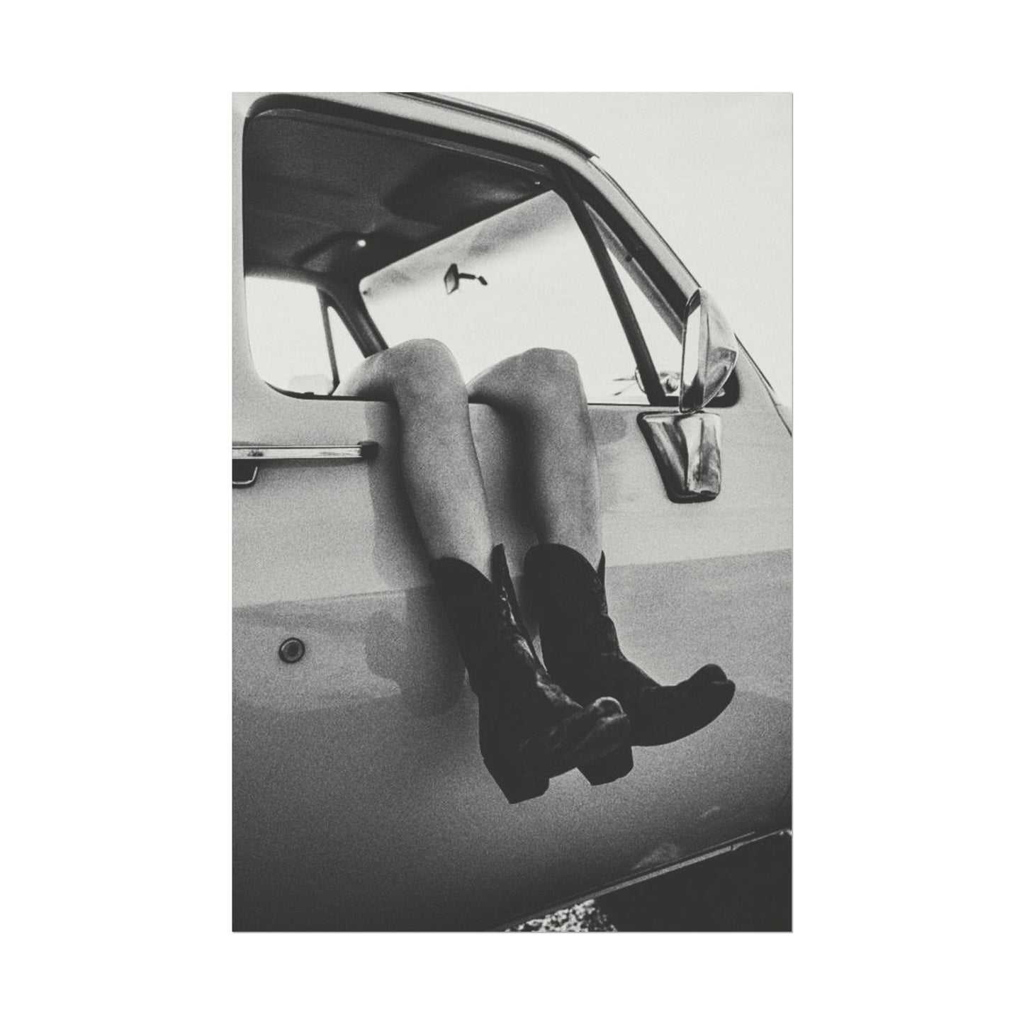 Kick'n Off The Dust— Saddle Up Western Textured Watercolor Matte Posters