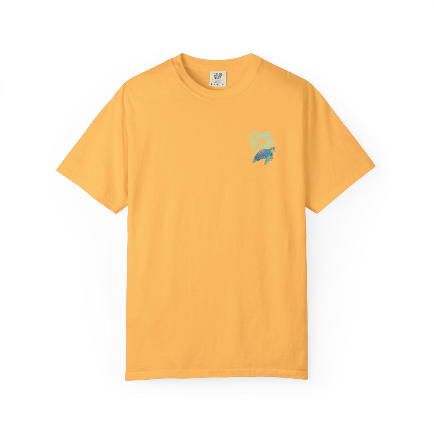 Turtle Deep Drift T-shirt, Hooked Horizon Co, Angler Gifts