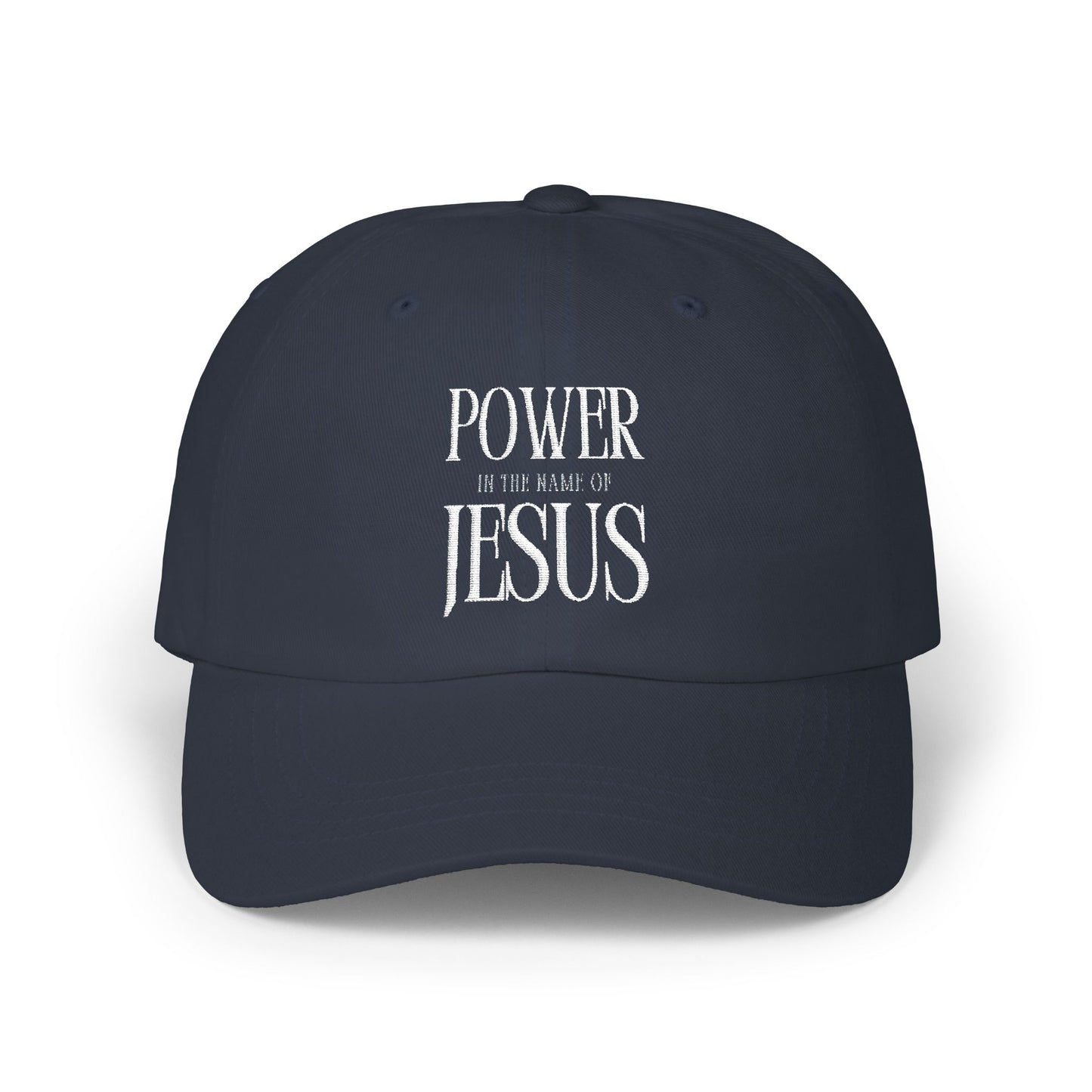 Inspirational Dad Cap, Power by Jesus Cap, Casual Hat for Men, Everyday Wear, Perfect Gift for Dads