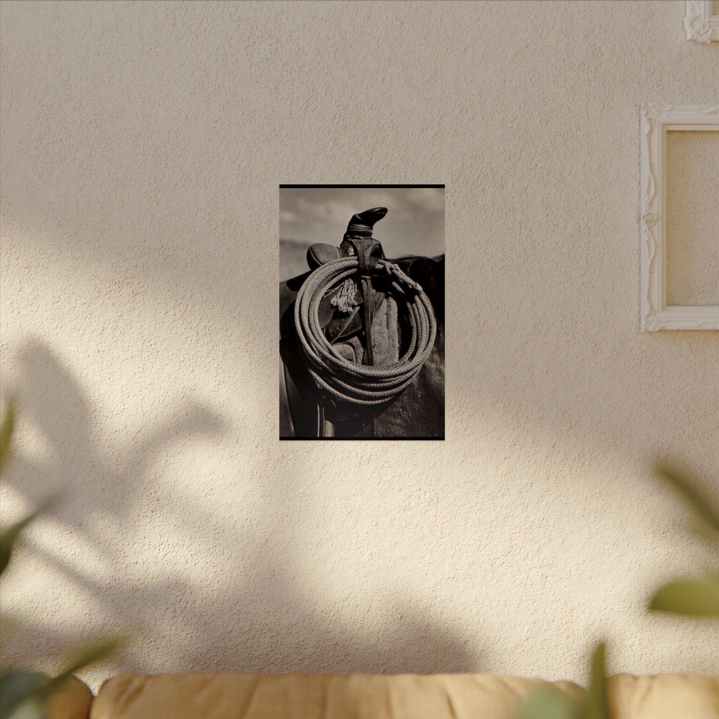 Rope & Leather – Western Textured Watercolor Matte Posters