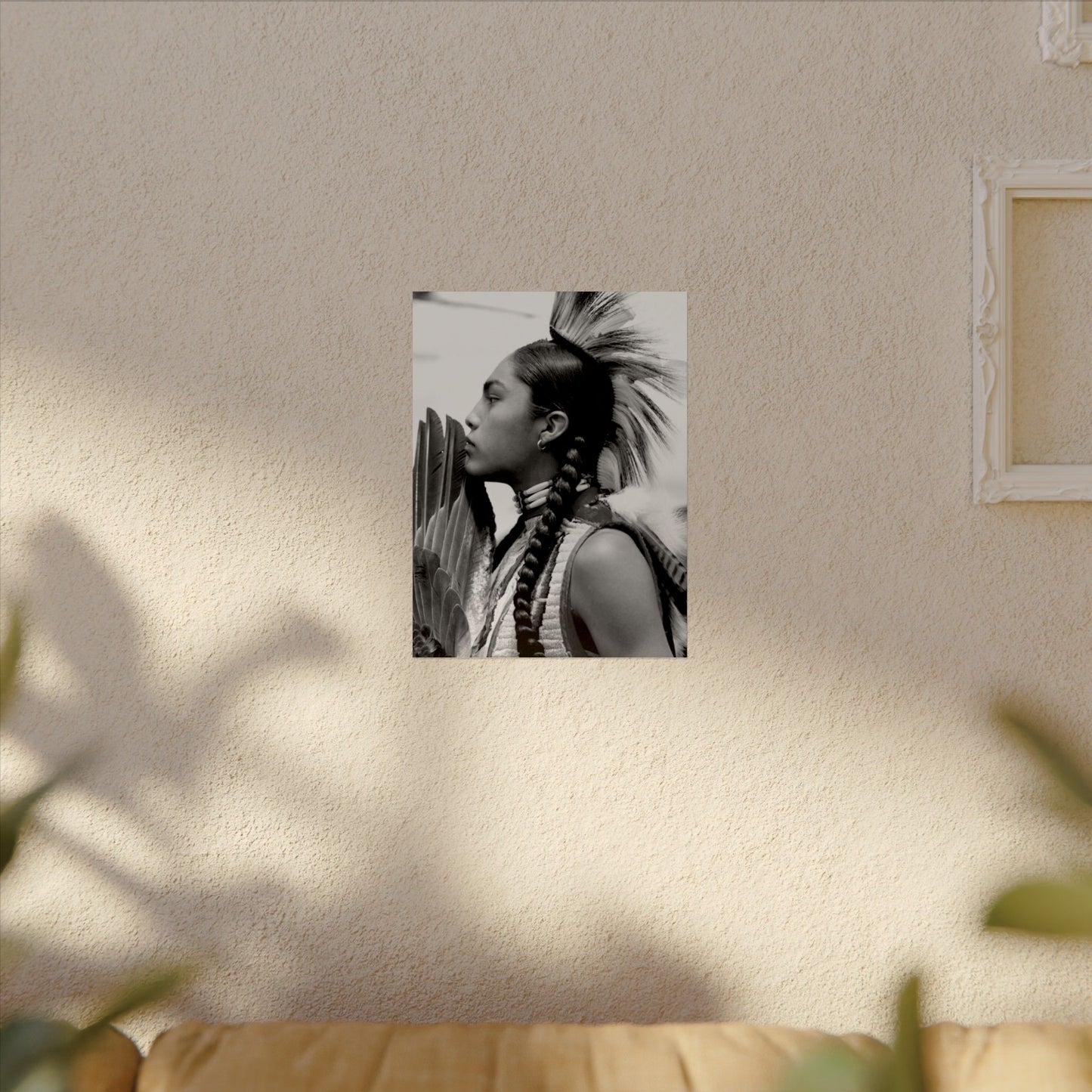 Soar High On Wings Like Eagles – Western Textured Watercolor Matte Posters