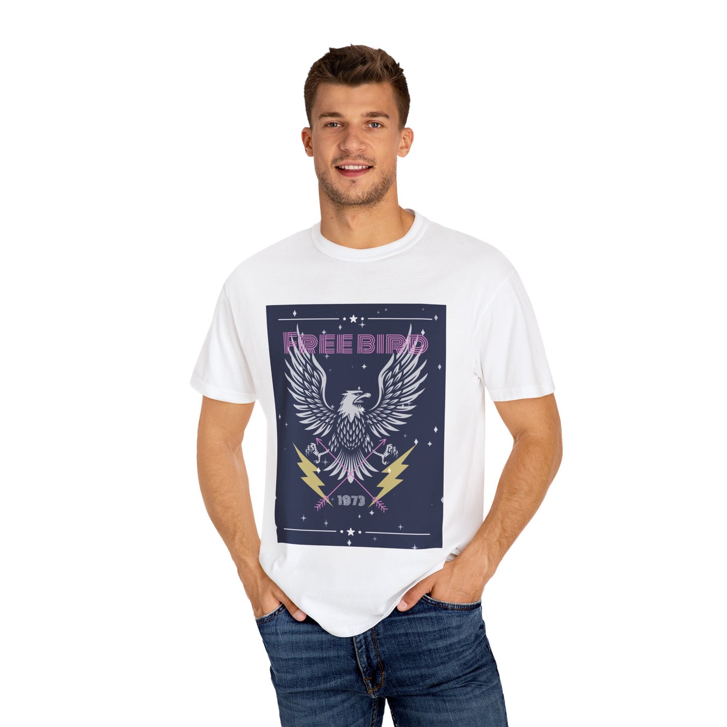 Free Bird Music Tee, Unisex T-Shirt, Nostalgic Graphic Tee, Gift for Music Lovers, Vintage Style Shirt