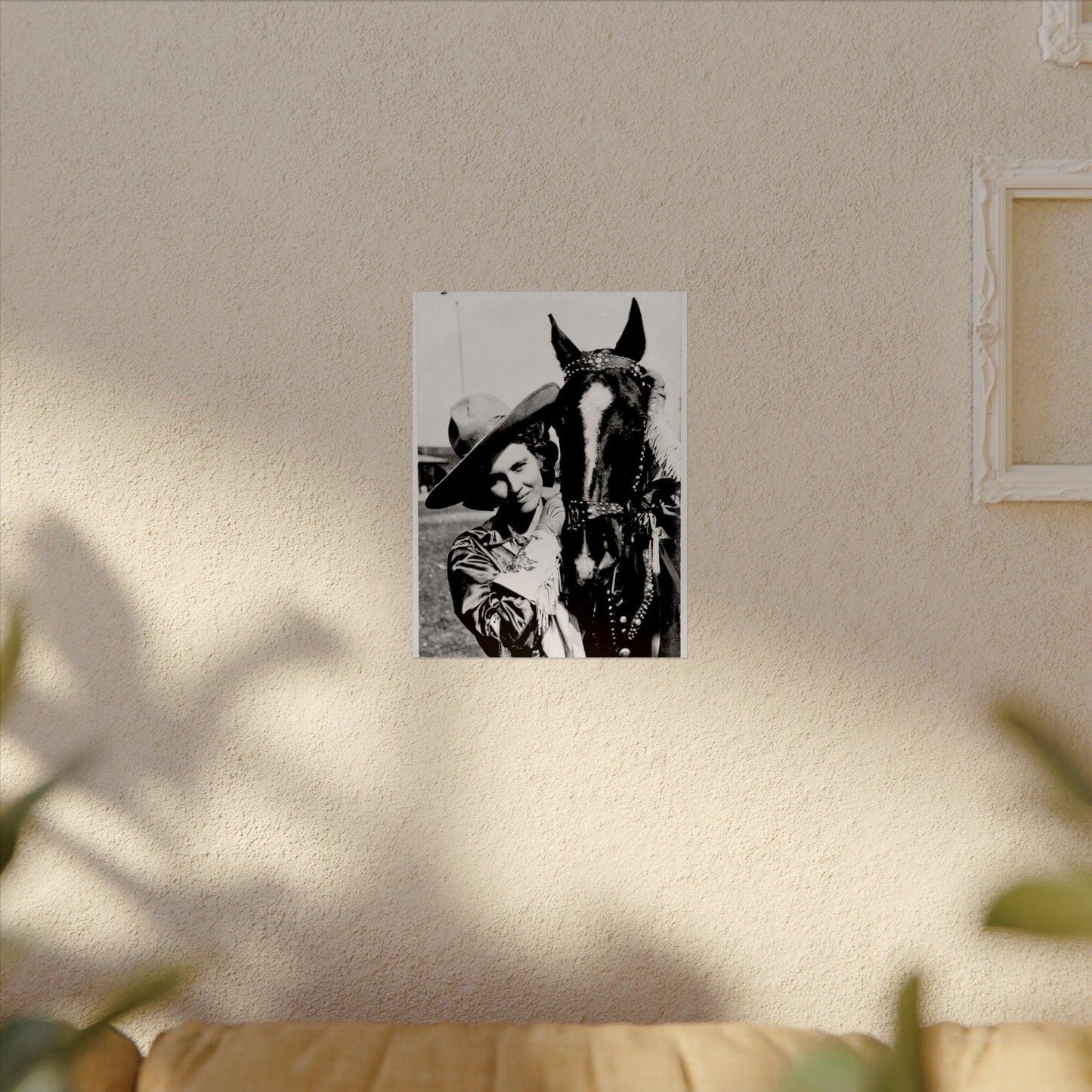 Steadfast Devotion – Western Textured Watercolor Matte Posters