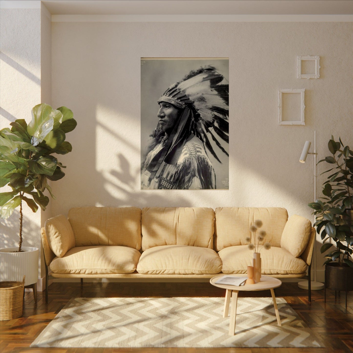 Black Rock Sioux – Western Textured Watercolor Matte Posters