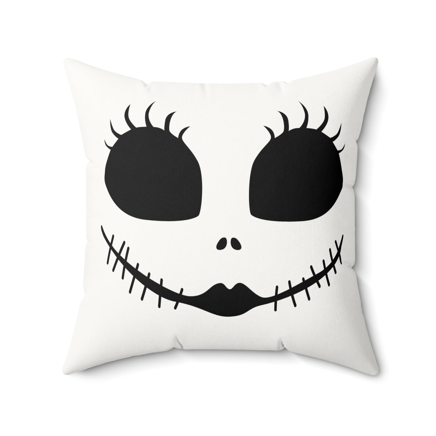 2 in 1 Candy Corn & Jill Happy Halloween Throw Pillow, Cozy Faux Suede, Seasonal Decor, Halloween, Unique Gift Idea