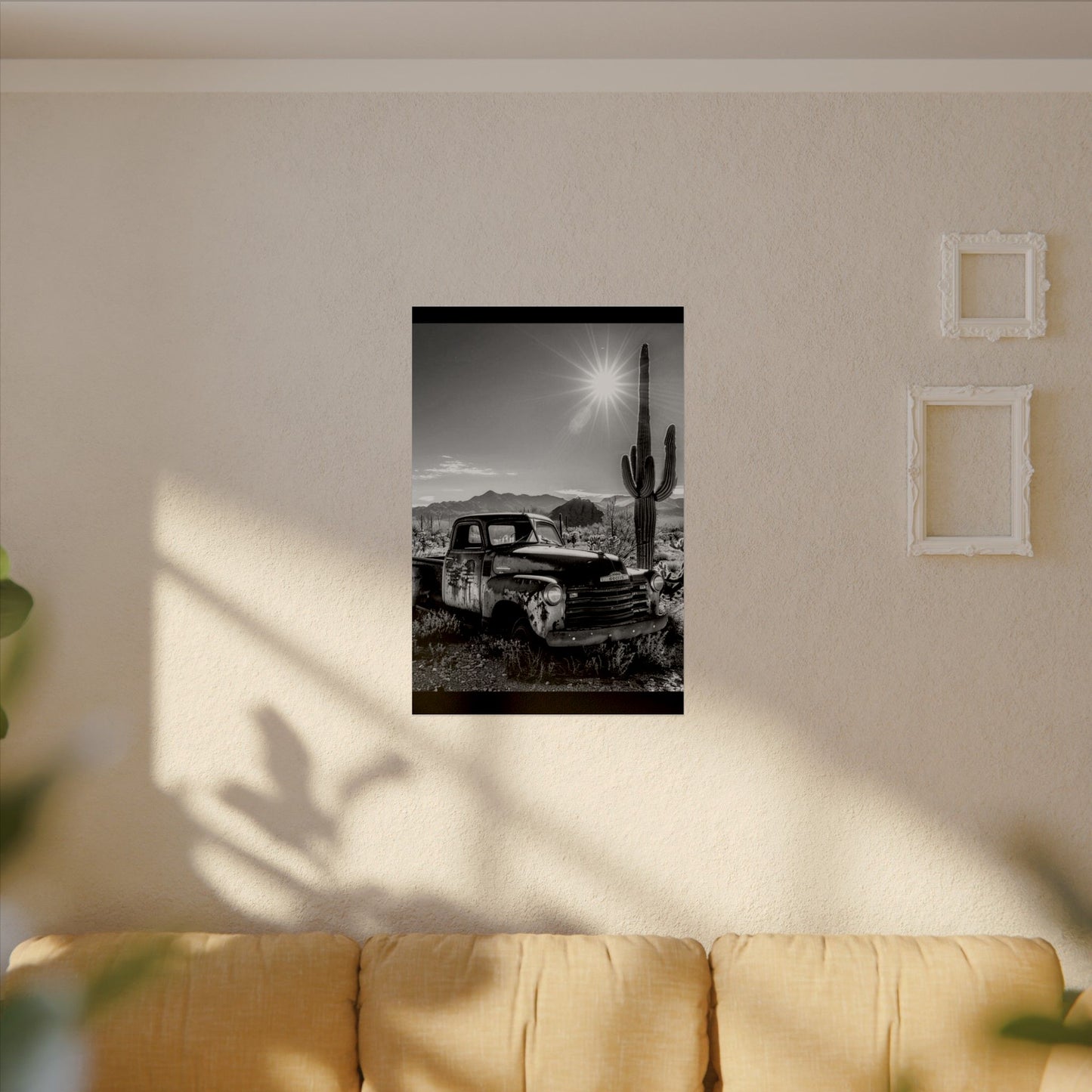 Deserted Wasteland – Western Textured Watercolor Matte Posters