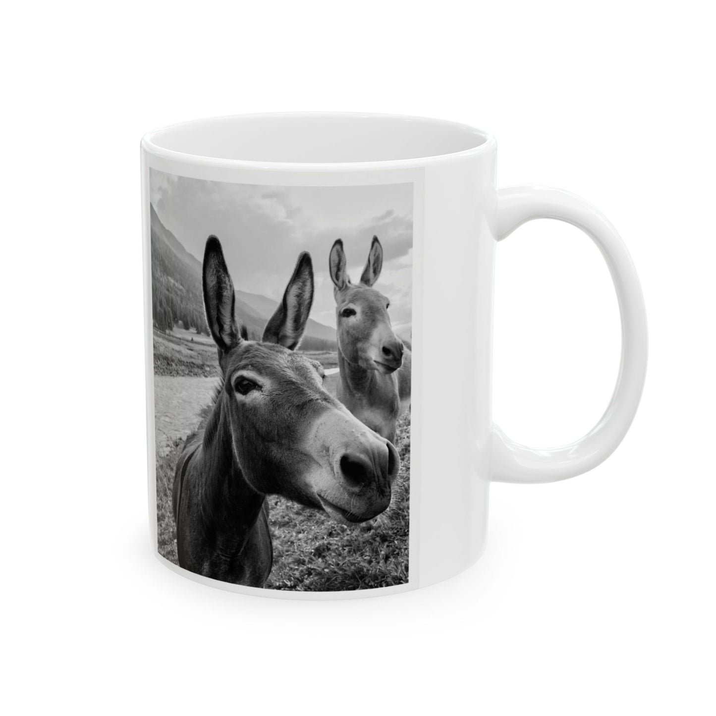 Rustic Horse Ceramic Mug - Perfect for Animal Lovers, Farmhouse Decor, Gifts for Her or Him, Unique Coffee Mug, Tea Lover's Cup