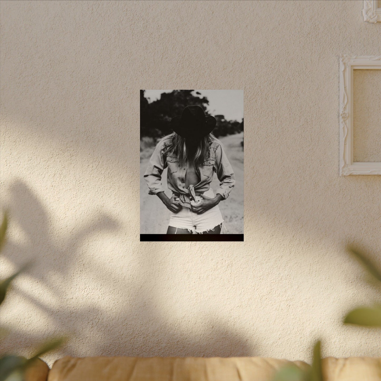 Denim Dreamer– Western Textured Watercolor Matte Posters