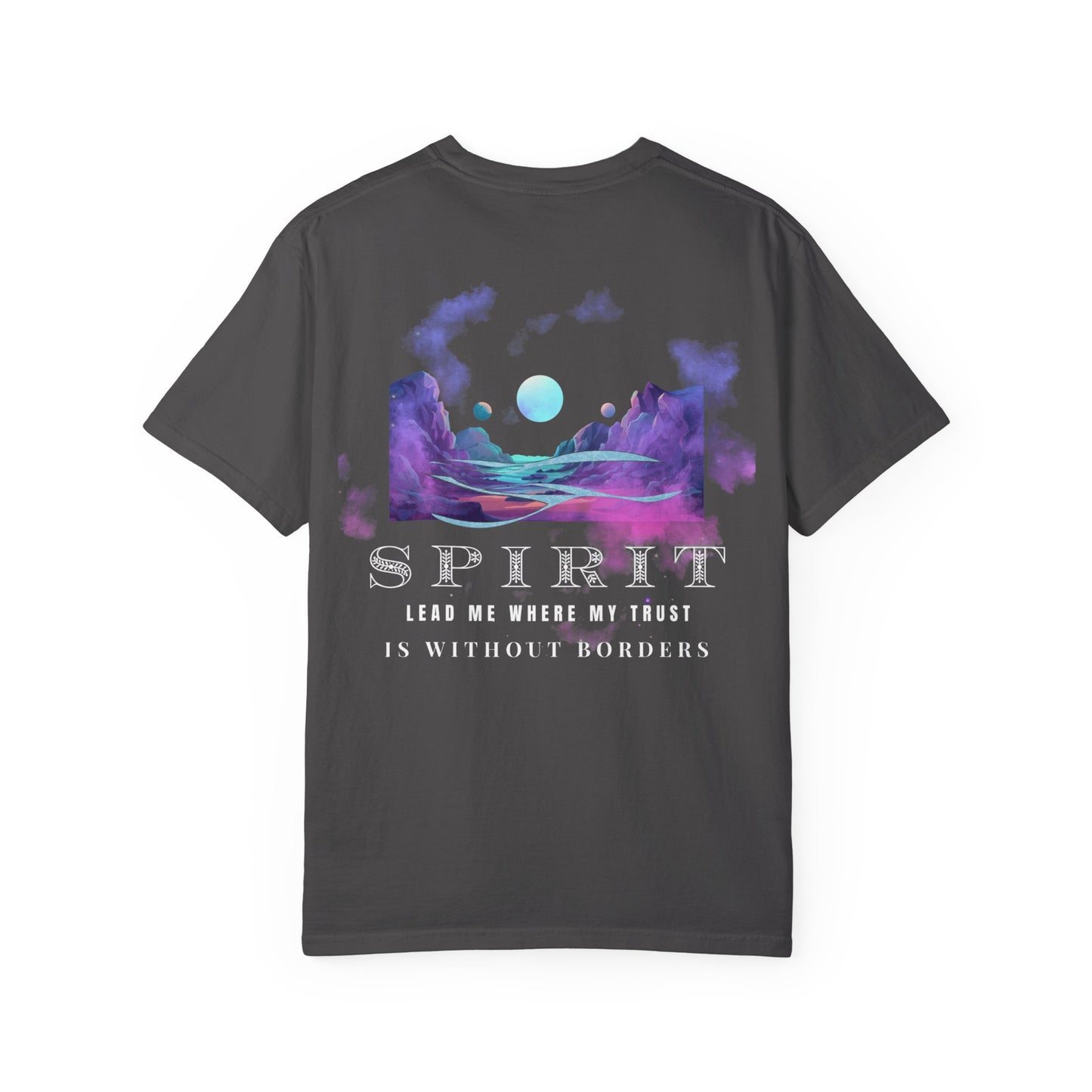 Spirit-Inspired Unisex Garment-Dyed T-shirt, Bohemian Vibes, Spiritual Gift, Meditation Shirt, Astrology Wear, Eco-Friendly Tee