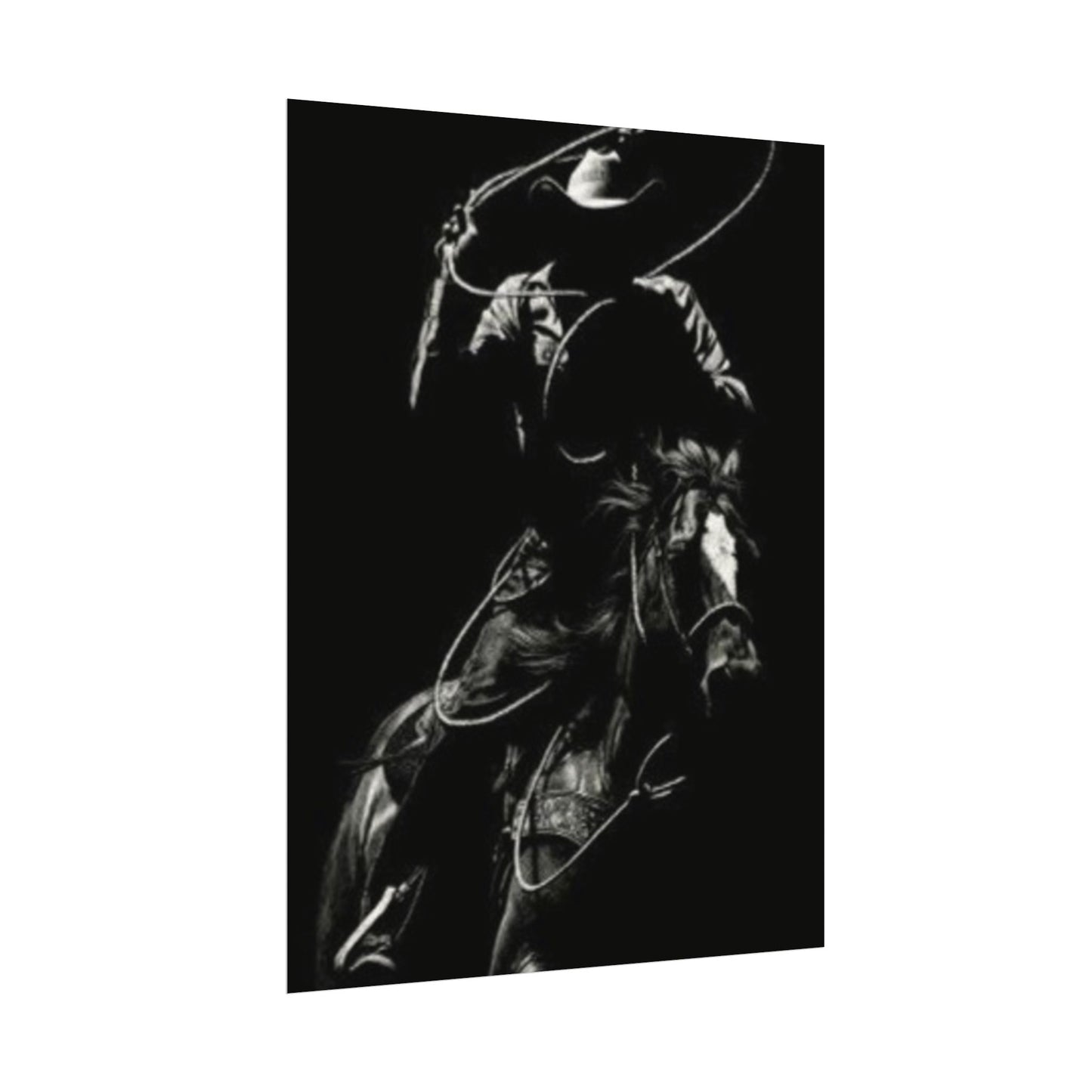 The Ropers Mark – Western Textured Watercolor Matte Posters