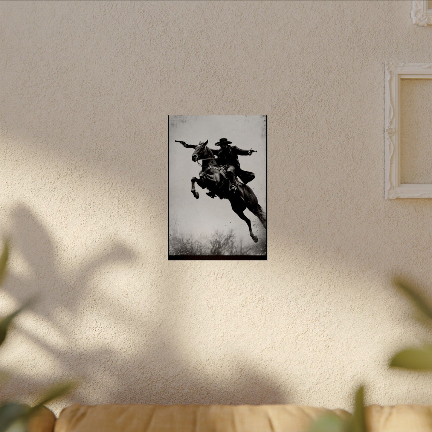 High Noon Pistols  – Western Textured Watercolor Matte Posters