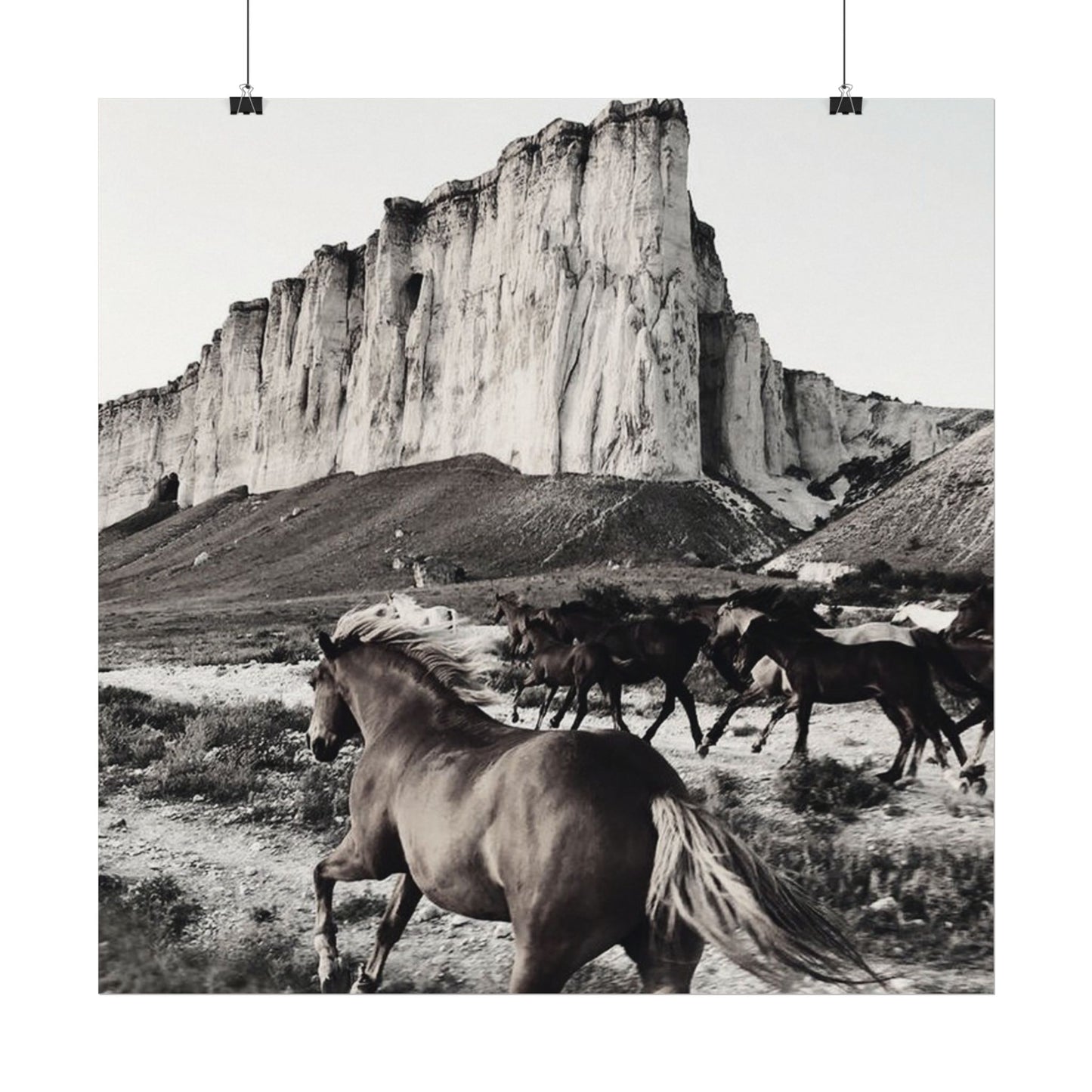 Untamed Spirit– Western Textured Watercolor Matte Posters