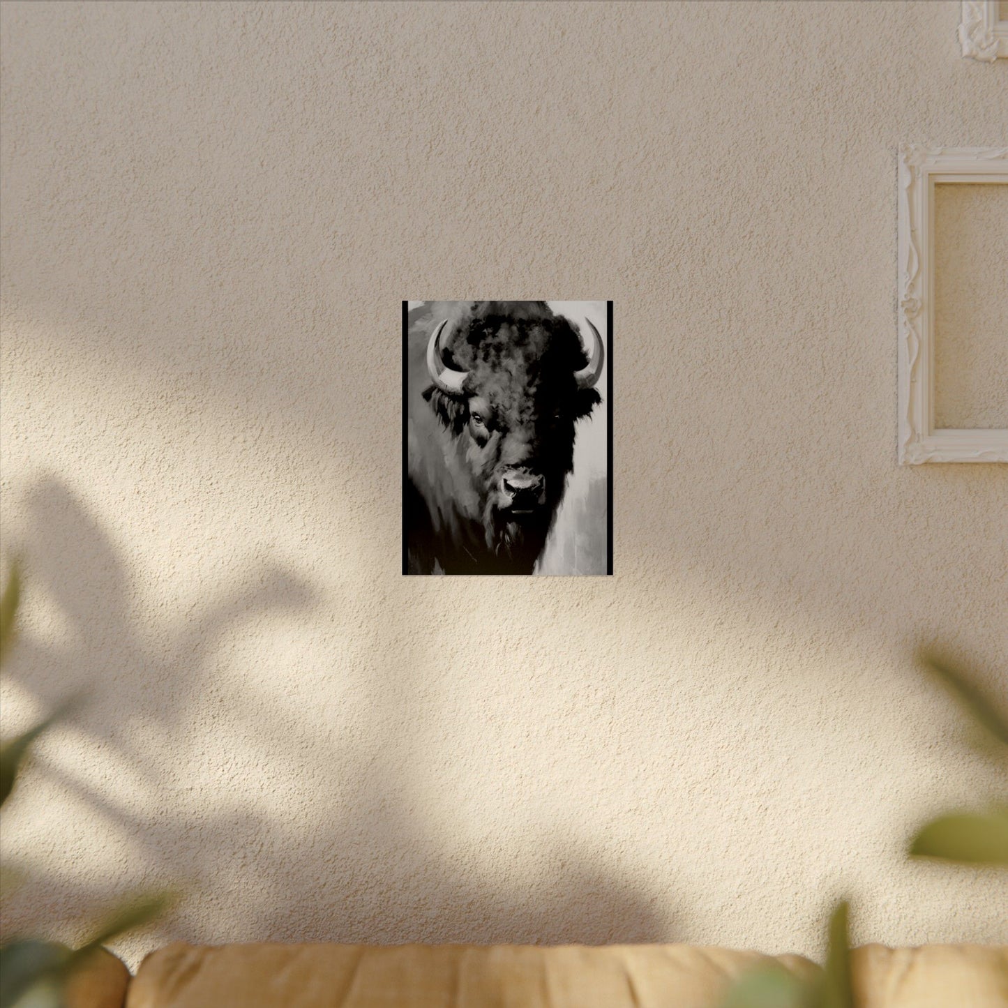 Buffalo Ridge – Western Textured Watercolor Matte Posters