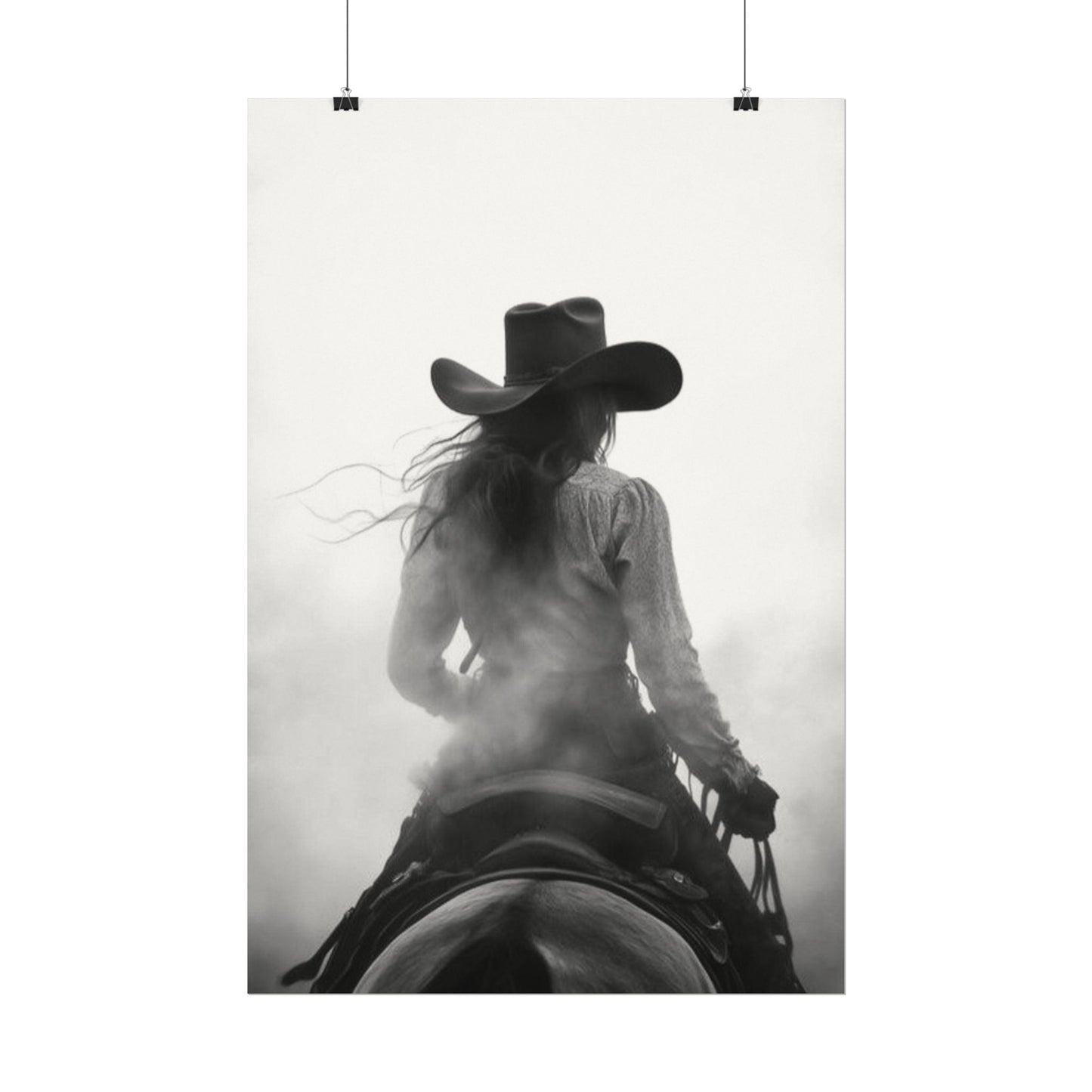 Whispers In The Dust– Western Textured Watercolor Matte Posters