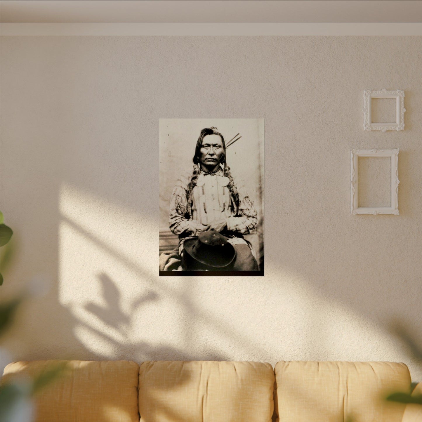 Shadow Warrior – Western Textured Watercolor Matte Posters