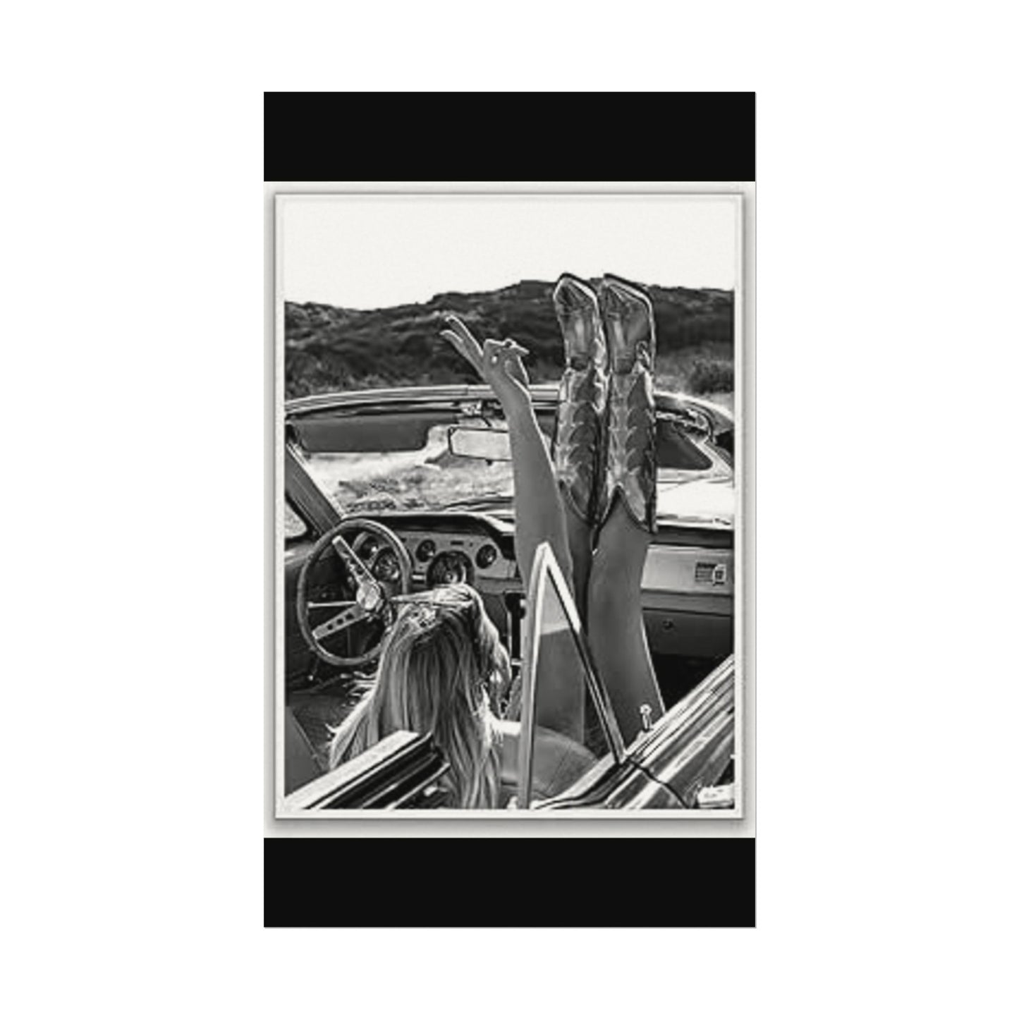 Wild At Heart – Western Textured Watercolor Matte Posters