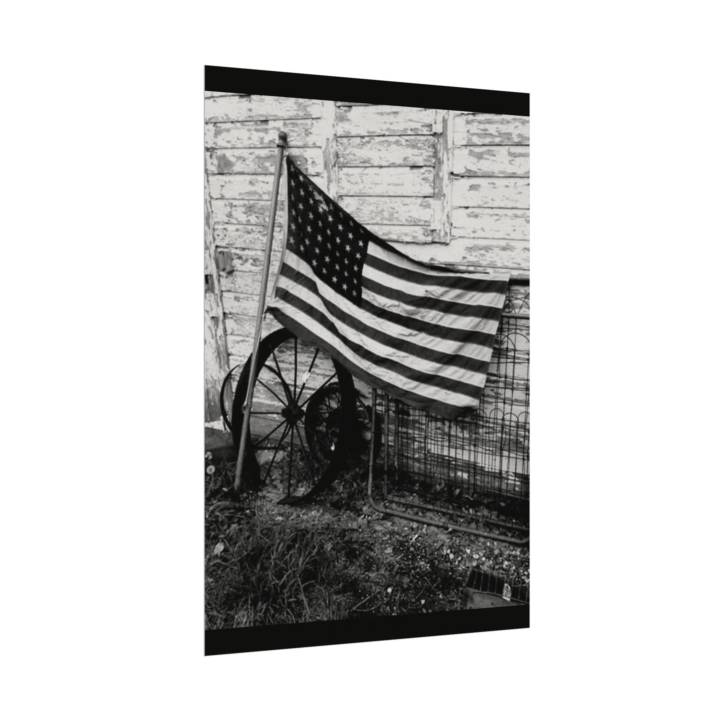 American Grit – Western Textured Watercolor Matte Posters
