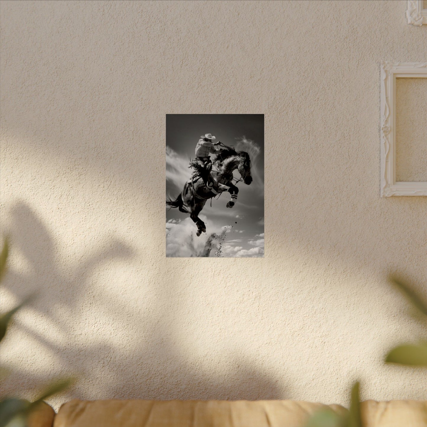 Rolling Thunder – Western Textured Watercolor Matte Posters