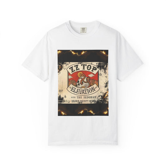 Retro Concert T-Shirt - ZZ Top Elevation, Vintage Band Tee, Music Lover Gift, Unisex Wear, Casual Style