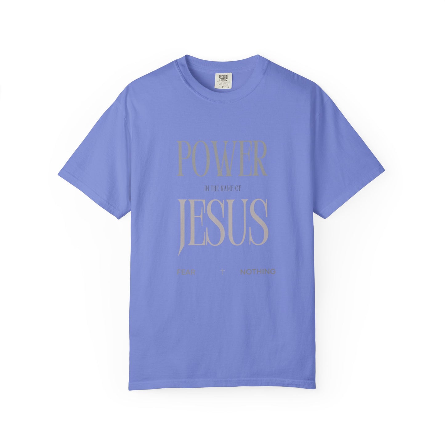 Faith-Inspired Jesus Unisex T-shirt, Power in the Name of Jesus Tee, Christian Apparel, Inspirational Gift, Religious T-shirt