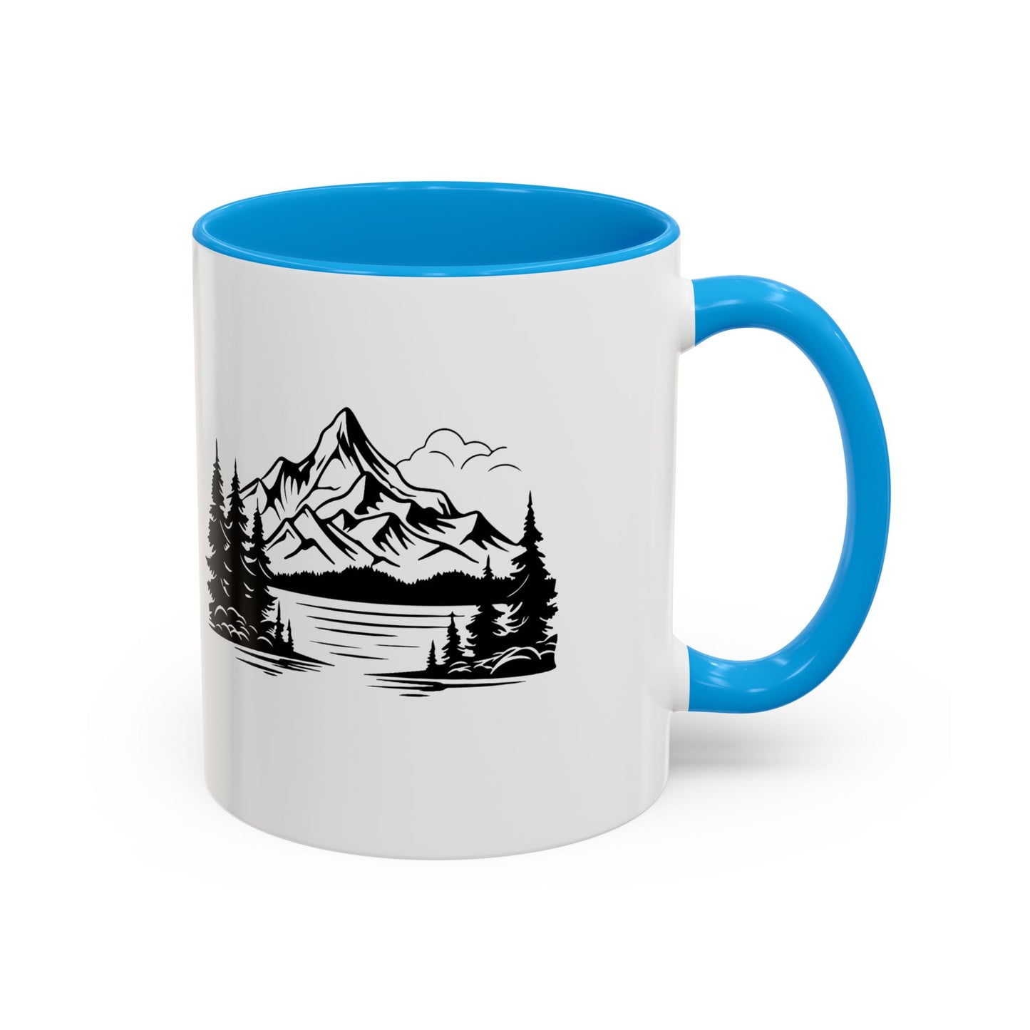 Mountain View Coffee Mug, Inspirational Nature Cup, Outdoor Lover Gift, Adventure Lover's Drinkware, Travel Mug