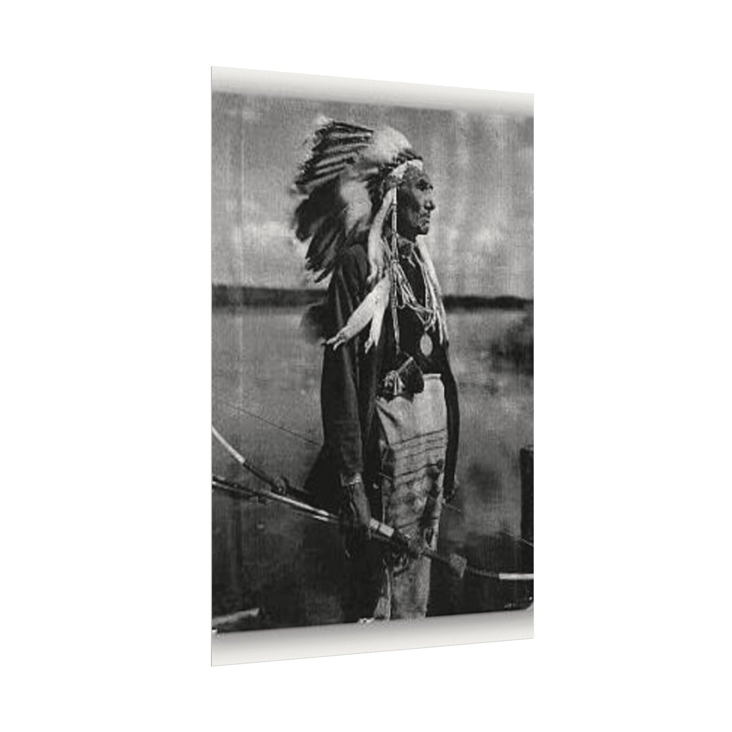 Indigenous Wetlands – Western Textured Watercolor Matte Posters