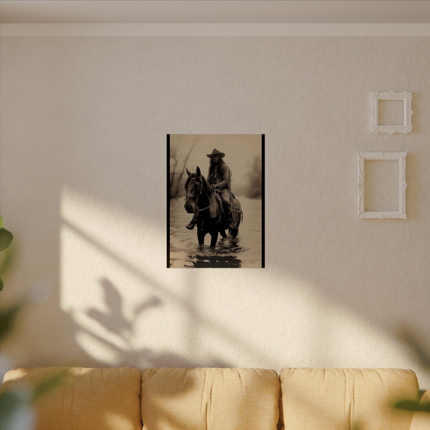 Ripples In Time – Western Textured Watercolor Matte Posters