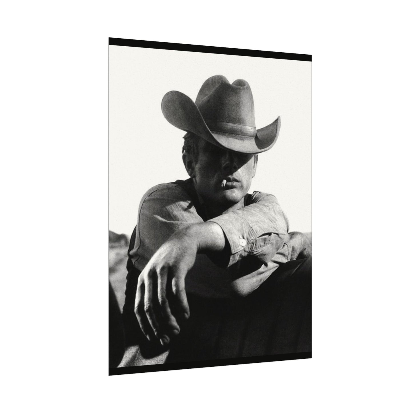 Sage & Smoke – Western Textured Watercolor Matte Posters