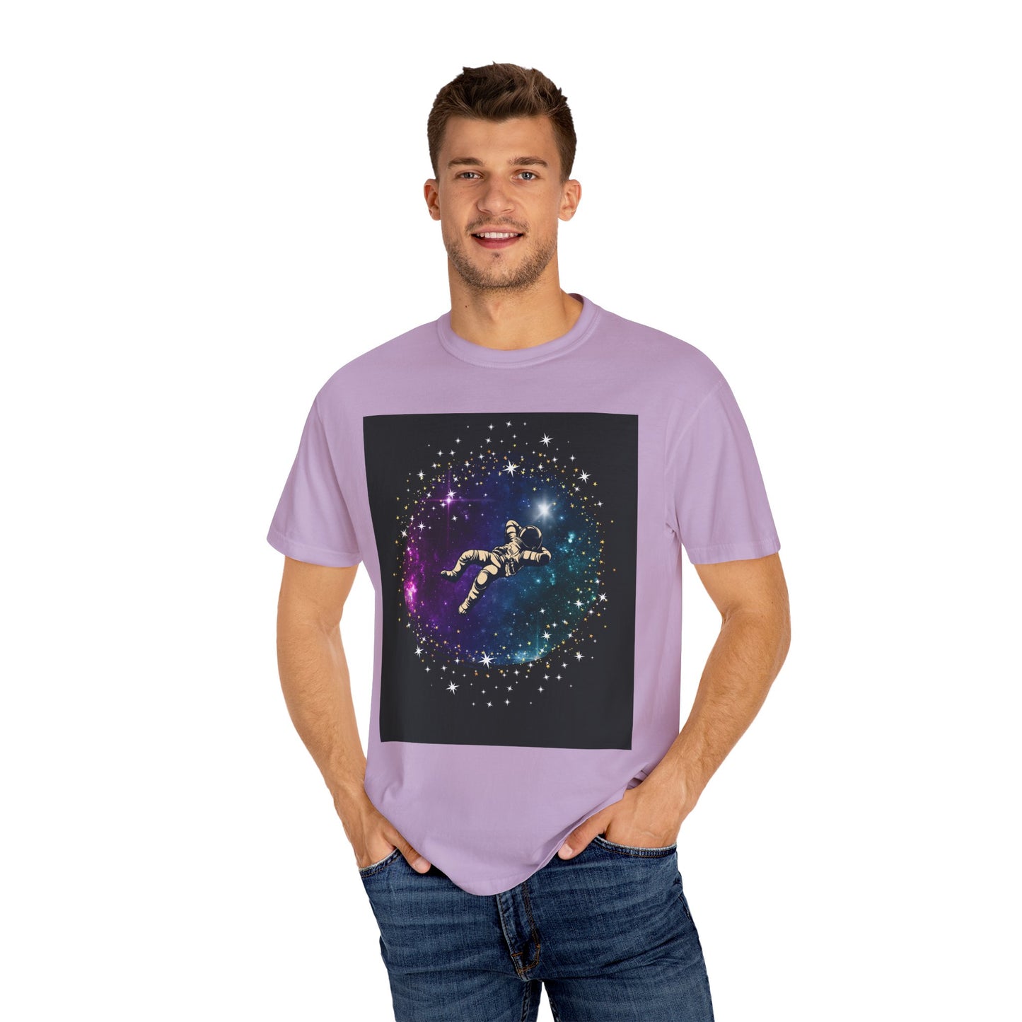 No Gravity Astronaut Graphic T-Shirt, Space Lover Tee, Unisex Casual Wear, Gift for Astronomy Enthusiasts, Cool Space Art Shirt