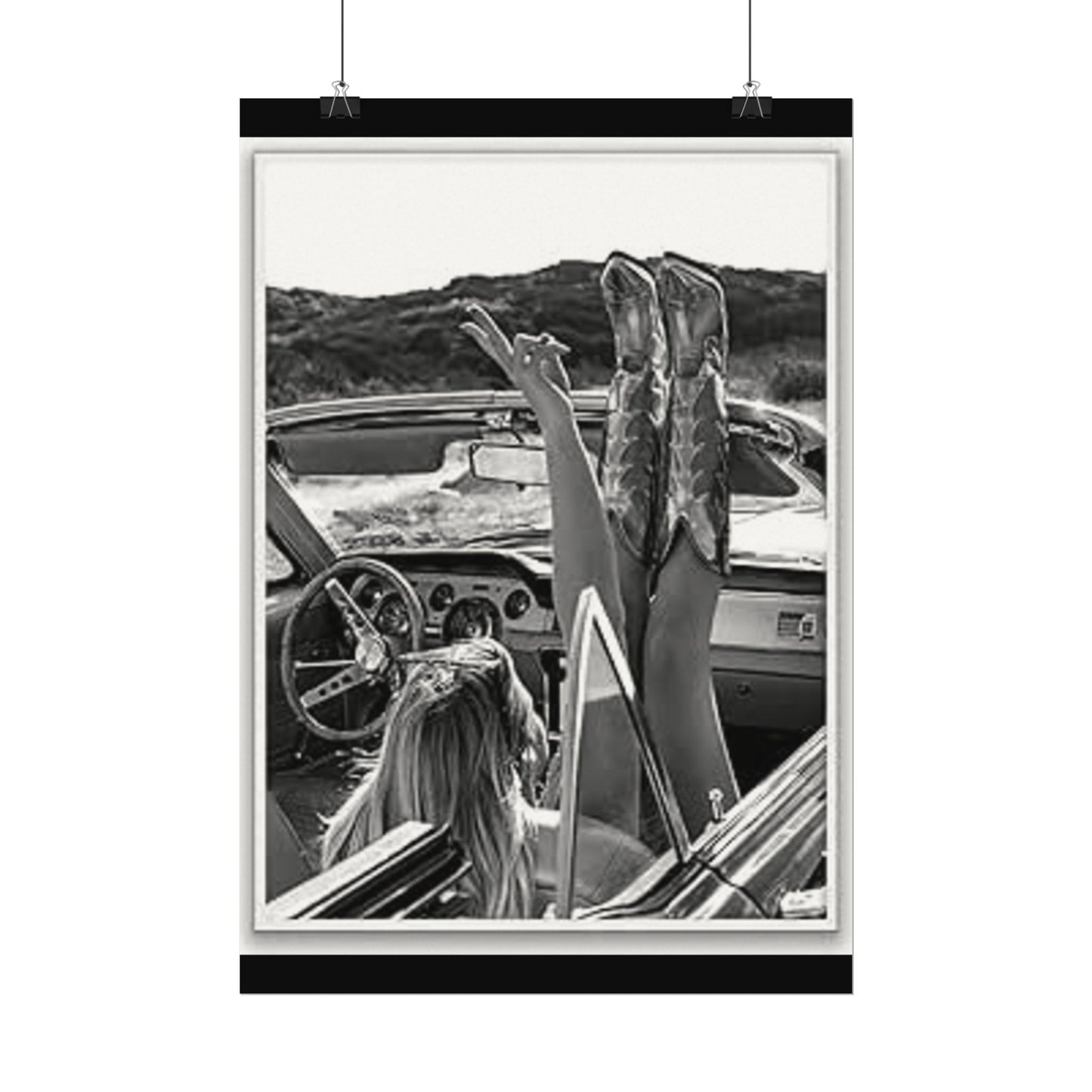 Wild At Heart – Western Textured Watercolor Matte Posters