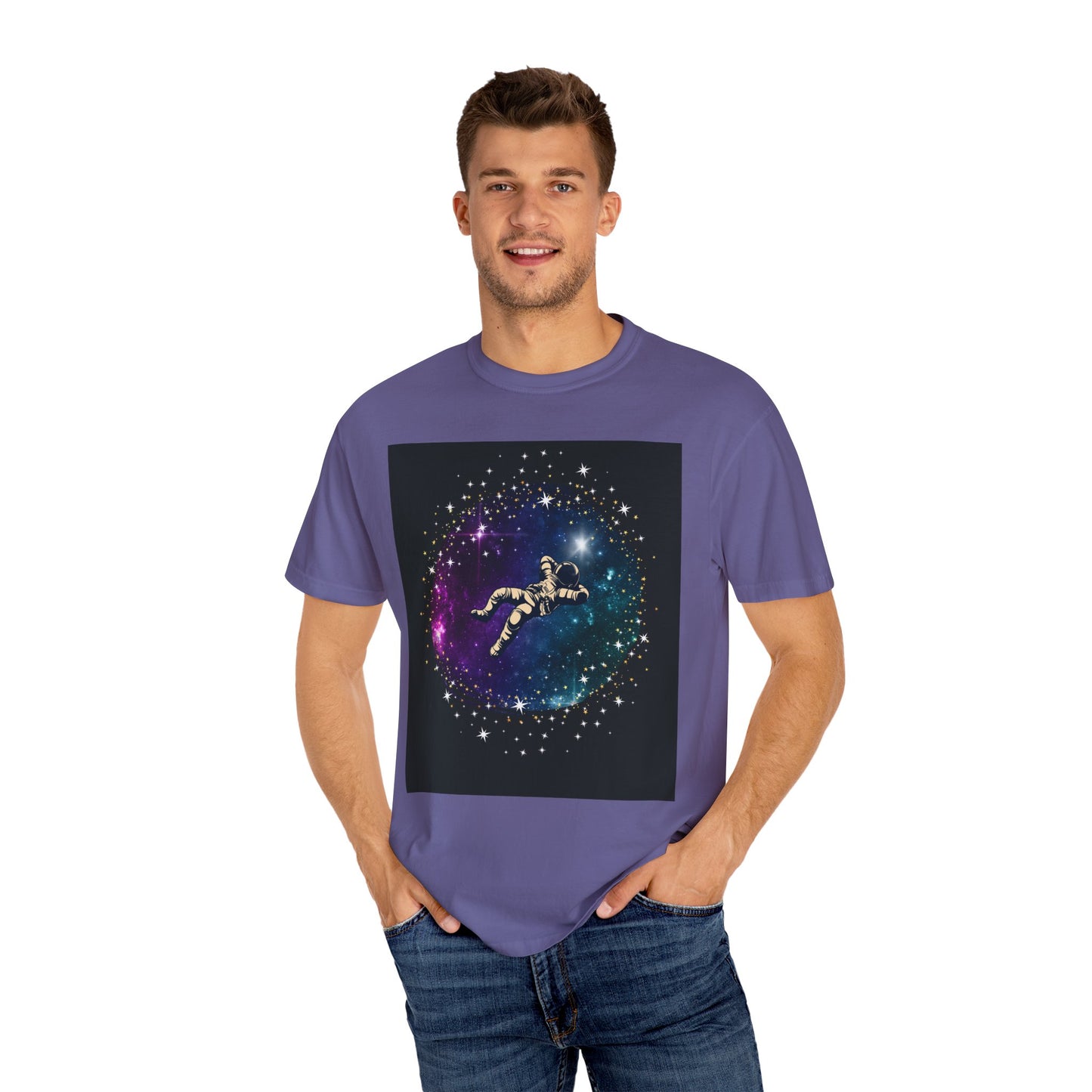No Gravity Astronaut Graphic T-Shirt, Space Lover Tee, Unisex Casual Wear, Gift for Astronomy Enthusiasts, Cool Space Art Shirt